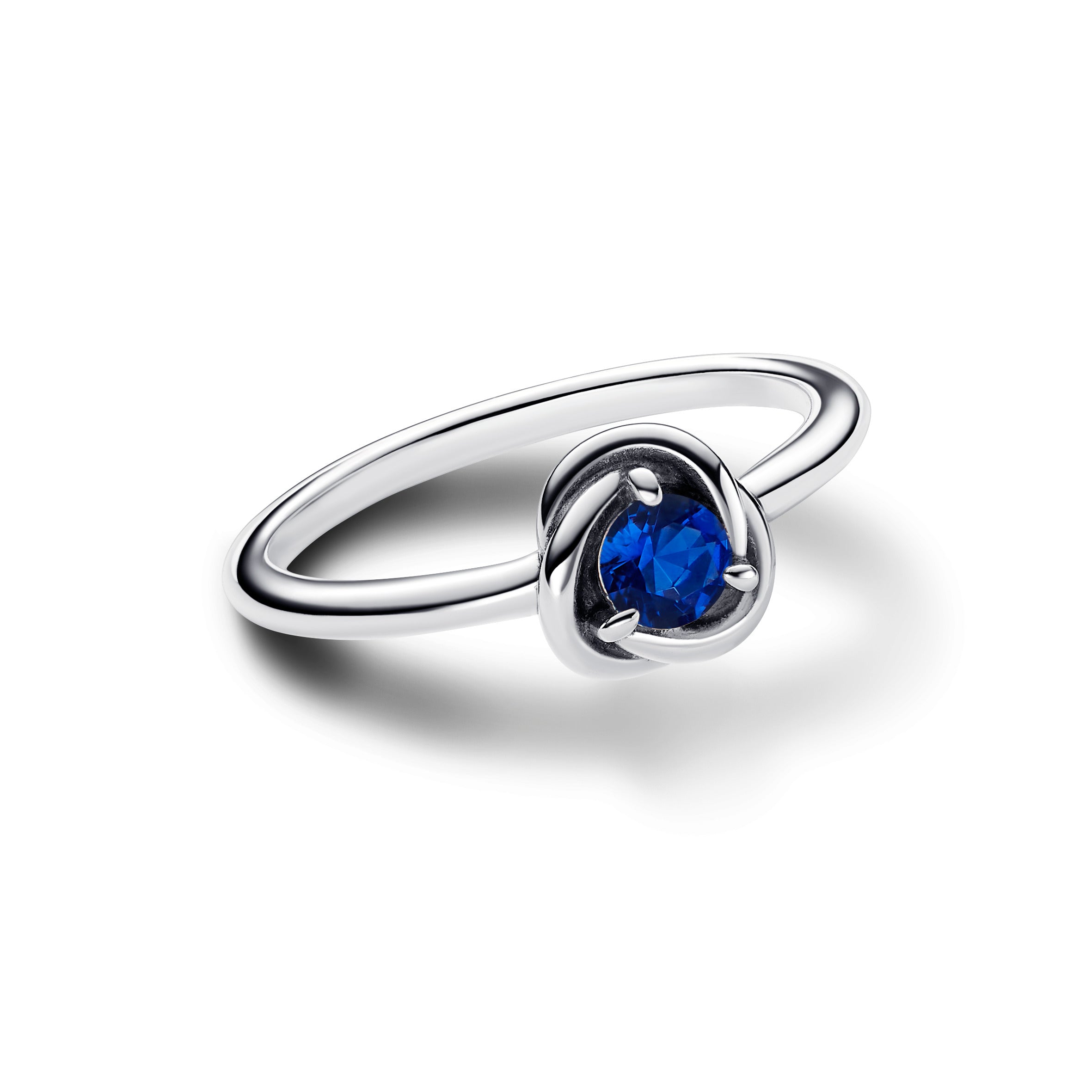 September Princess Blue Eternity Circle Ring