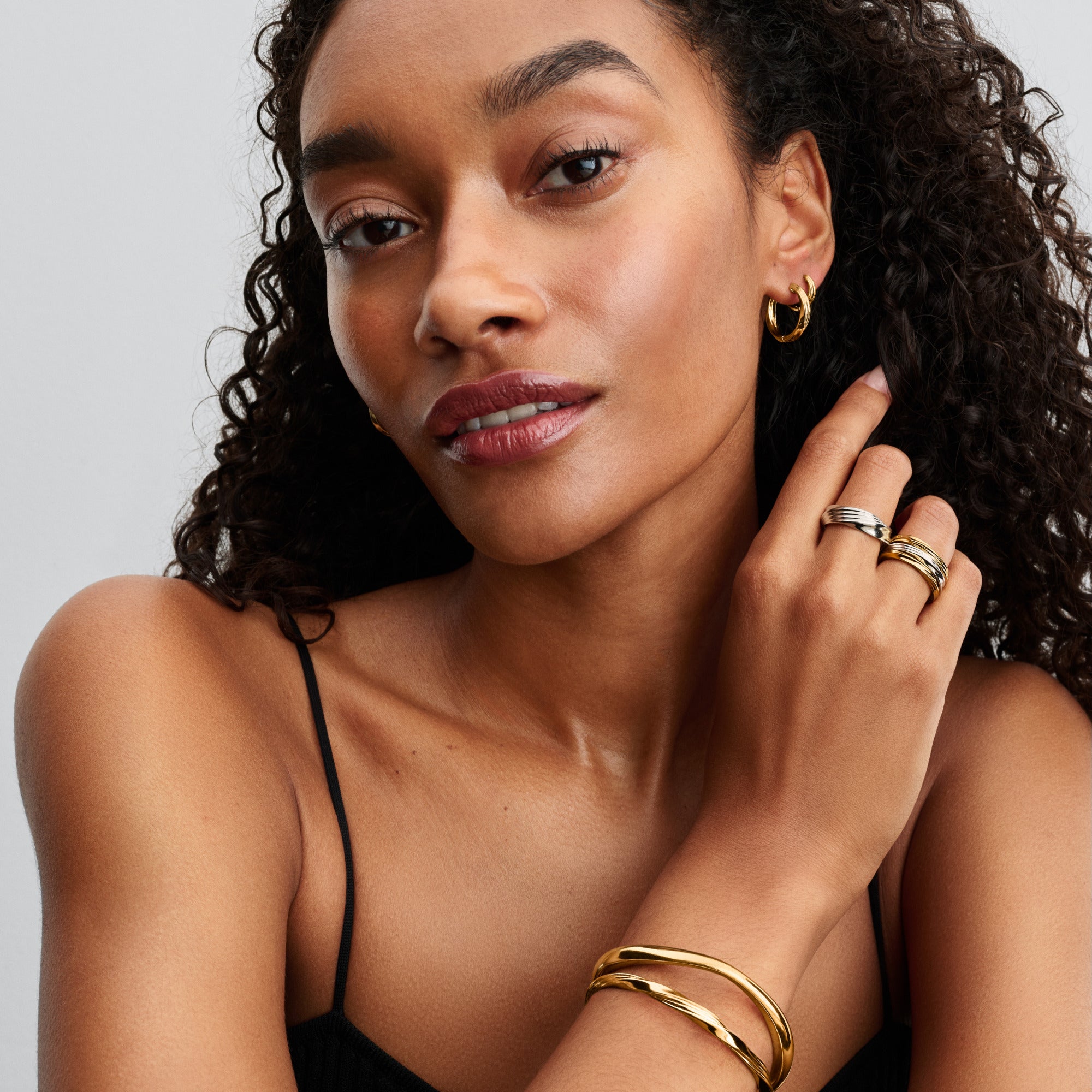 Twisted Hoop Earrings