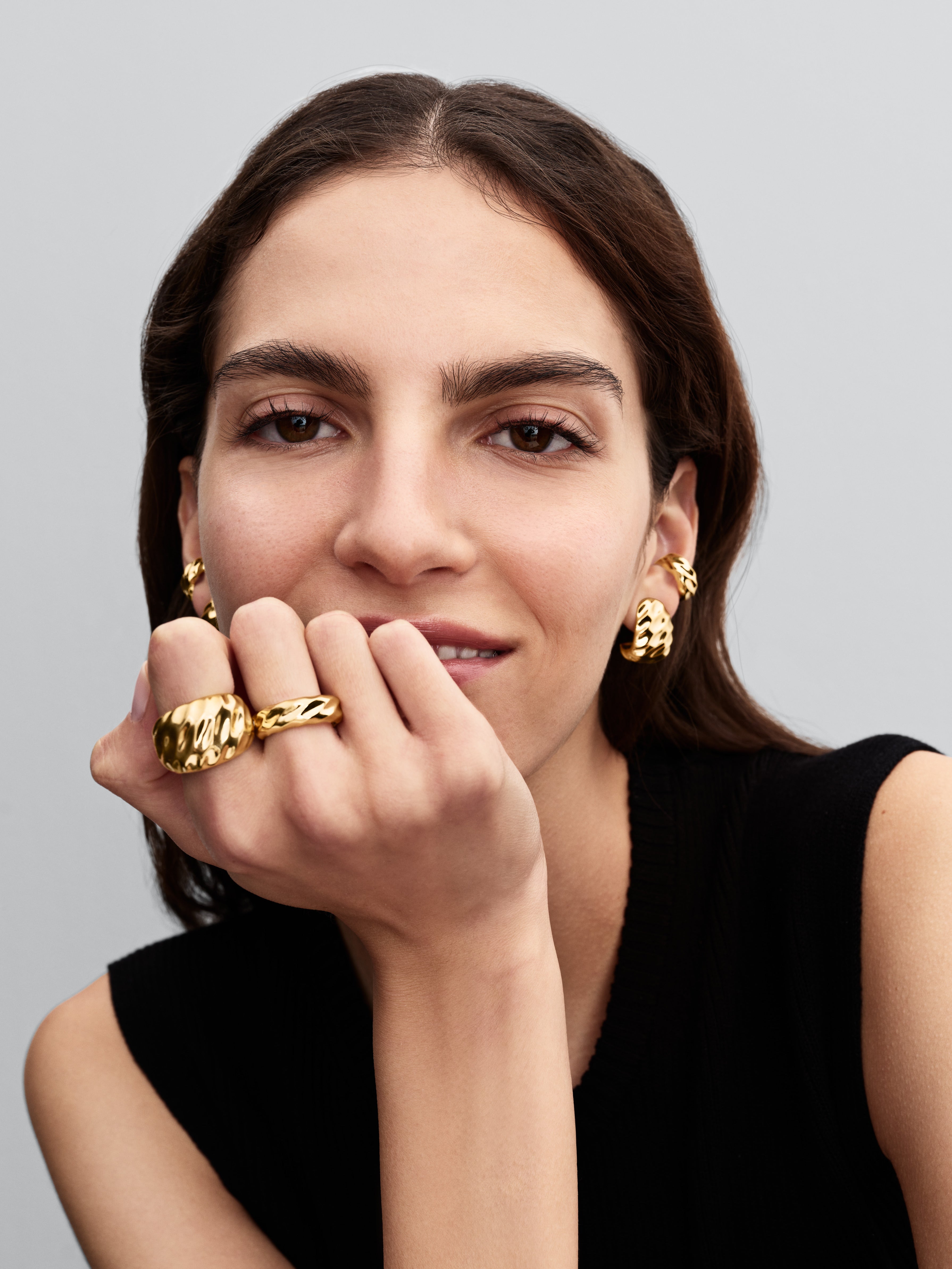 Rippled Statement Ring
