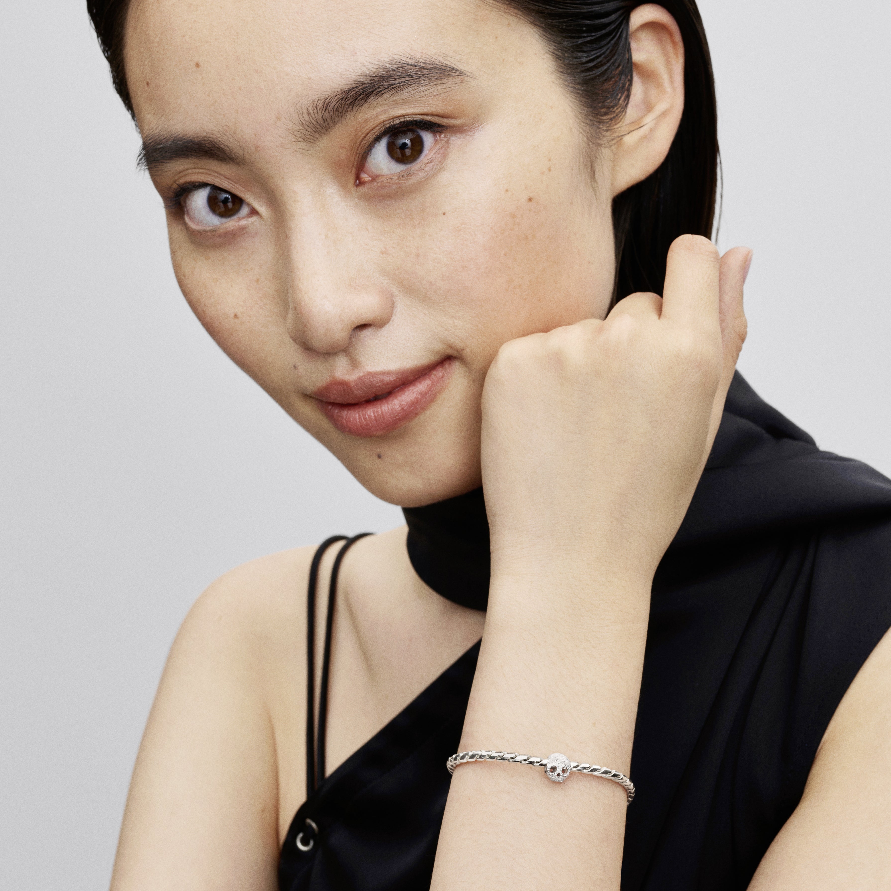 Textured Skull Mini Charm