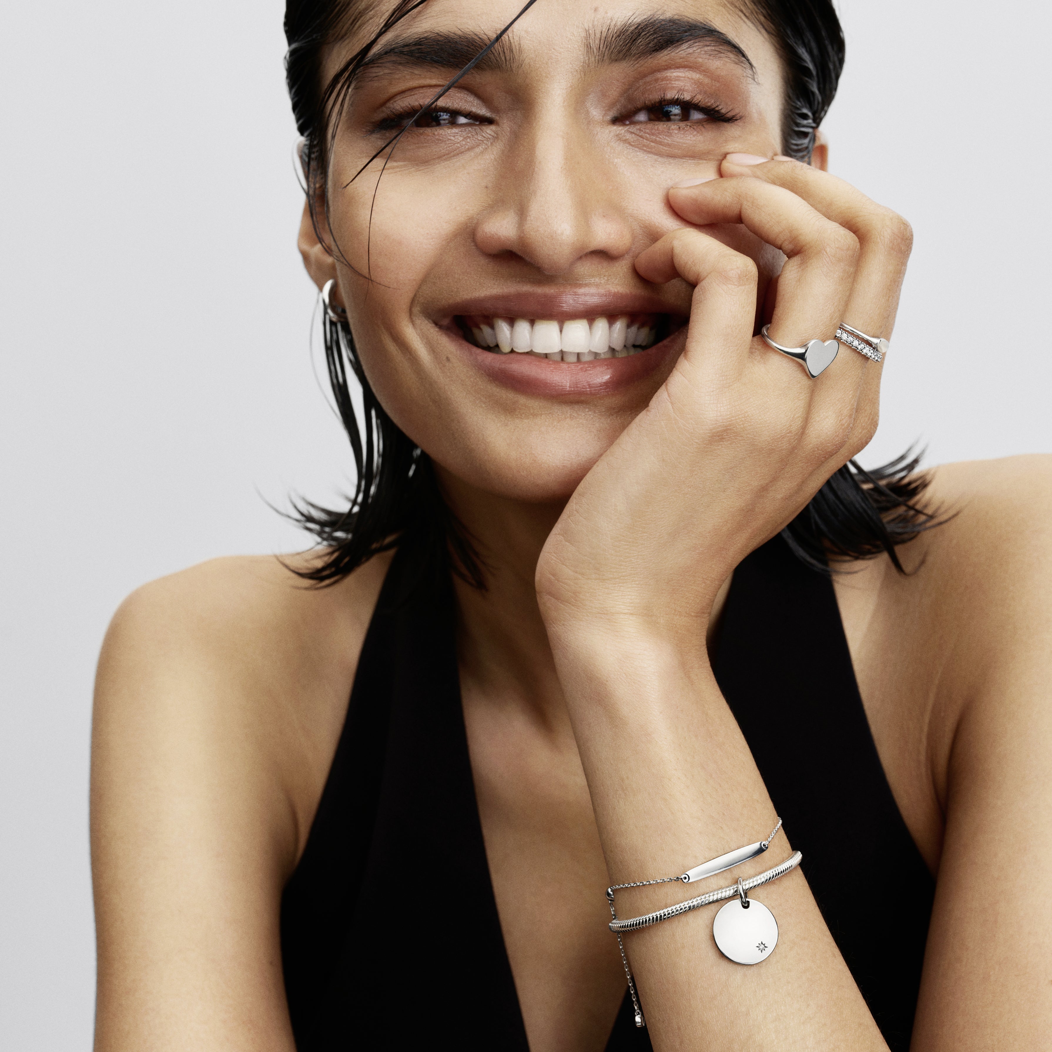 Engravable Lab-Grown Diamond Tag Pendant