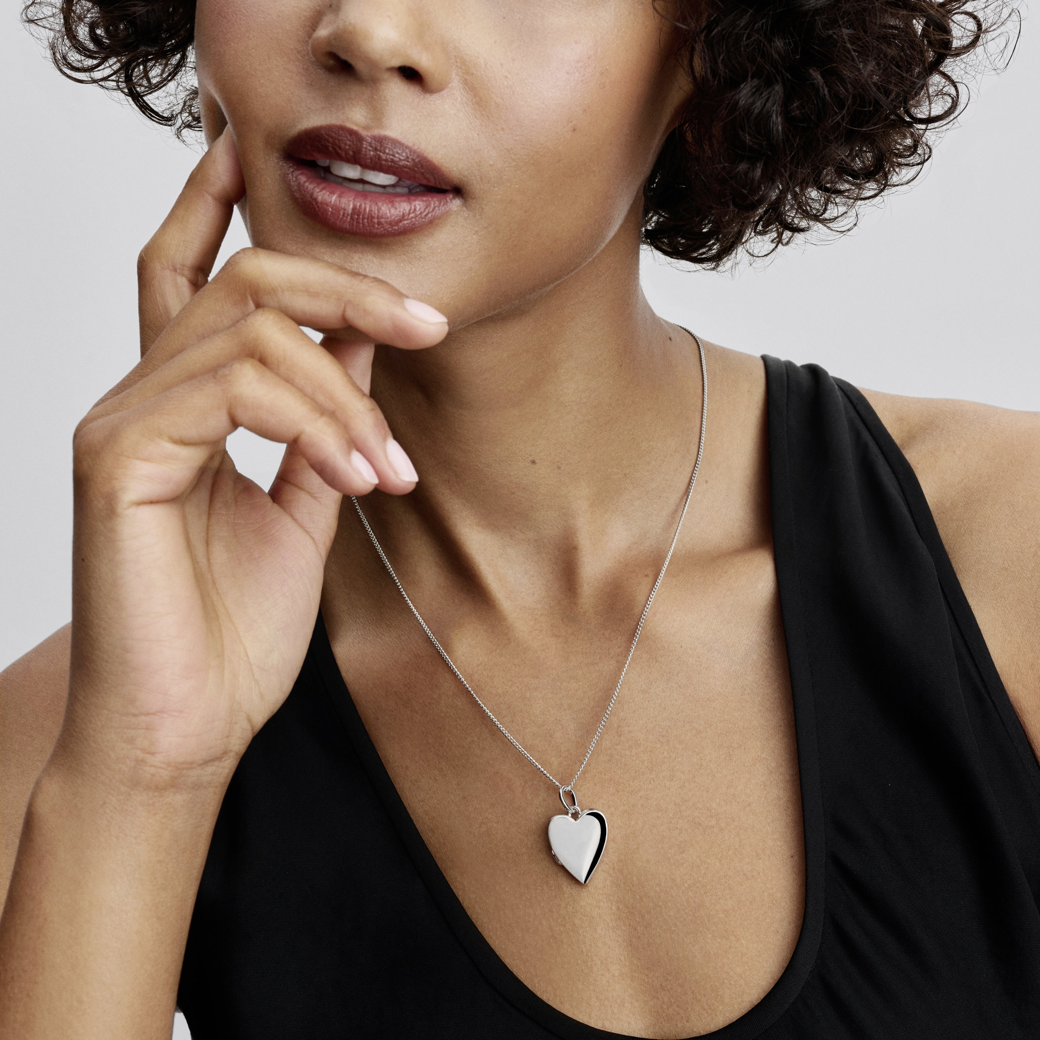 Engravable Openable Heart Tag Pendant