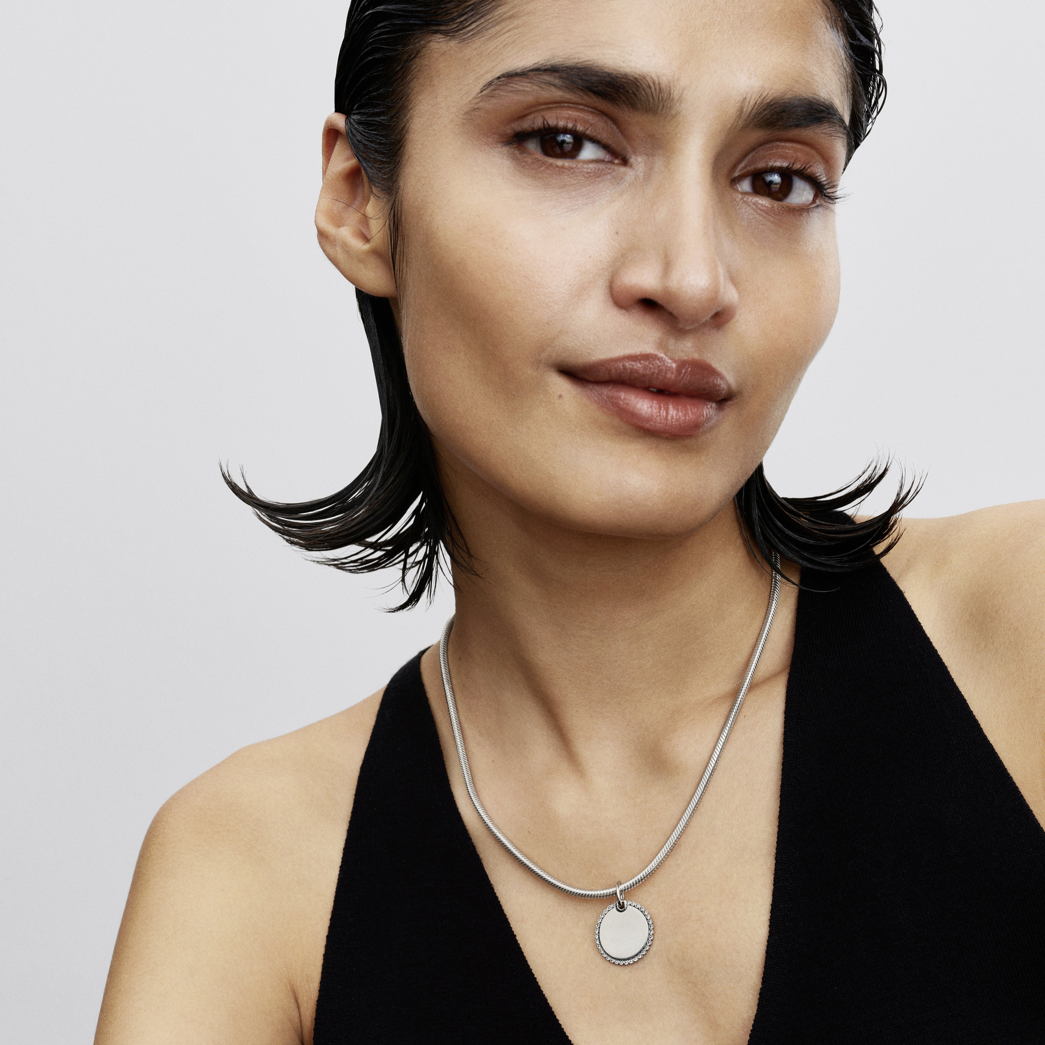 Engravable Round Tag Pendant