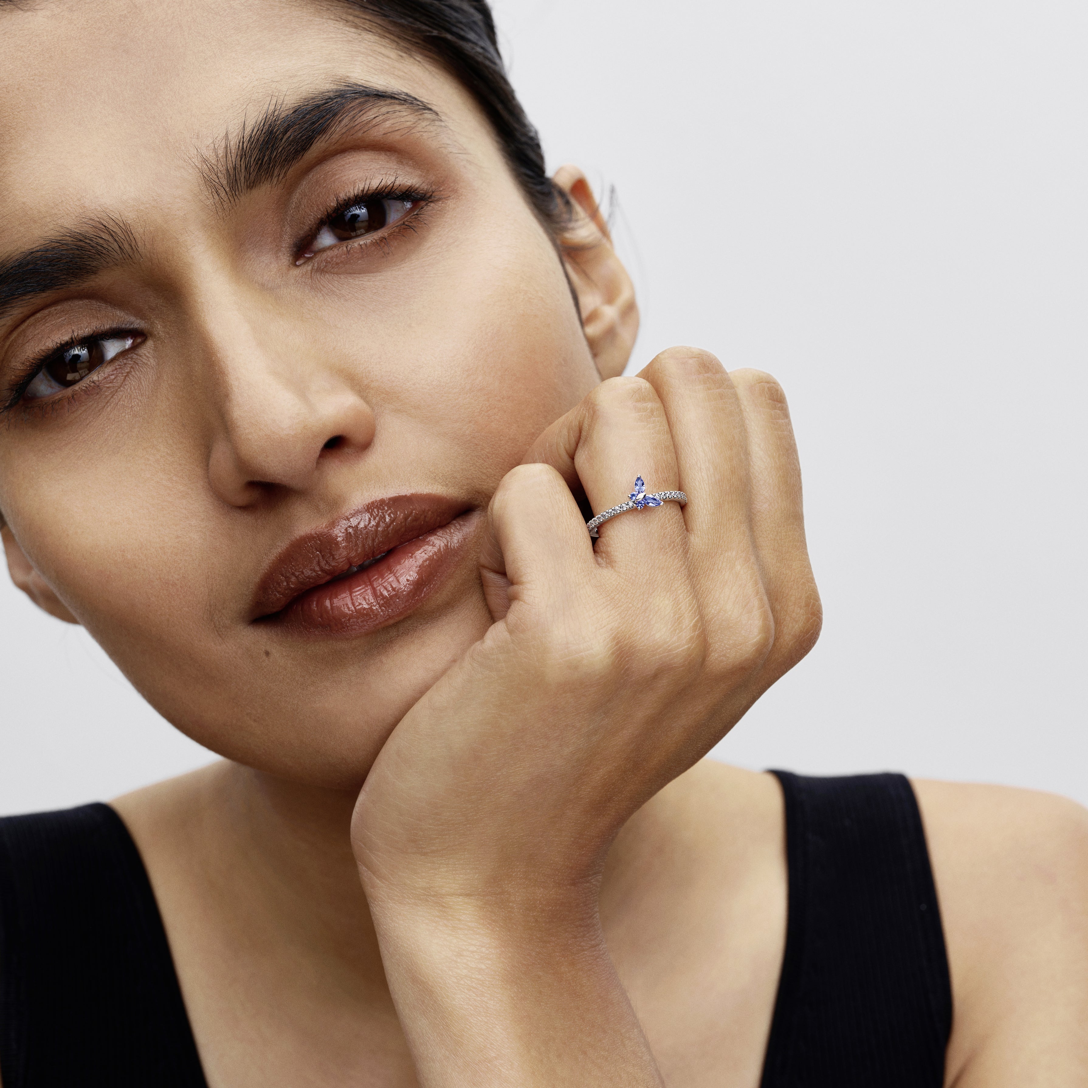 Sparkling Butterfly Ring