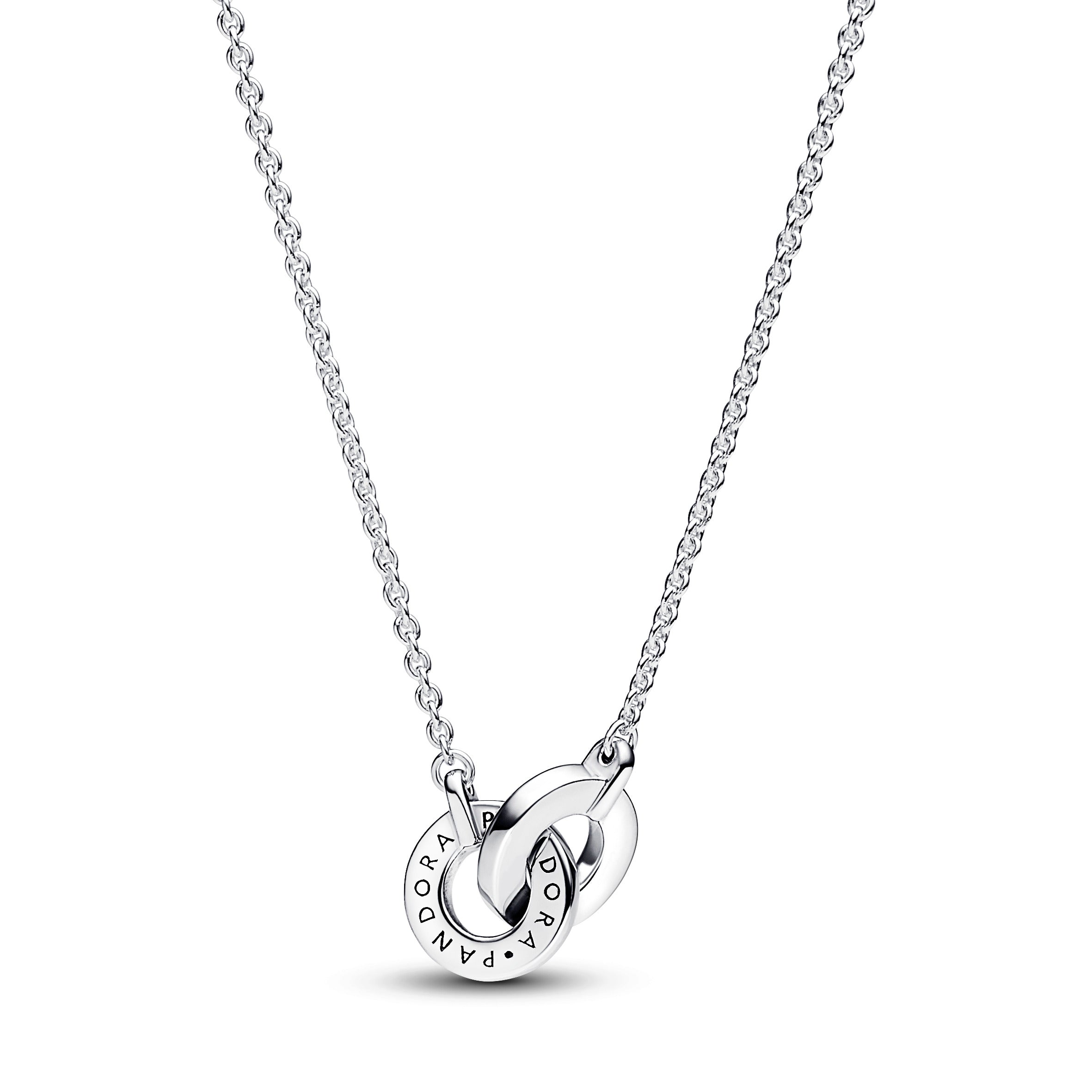 Pandora Signature Intertwined Pavé Pendant Necklace