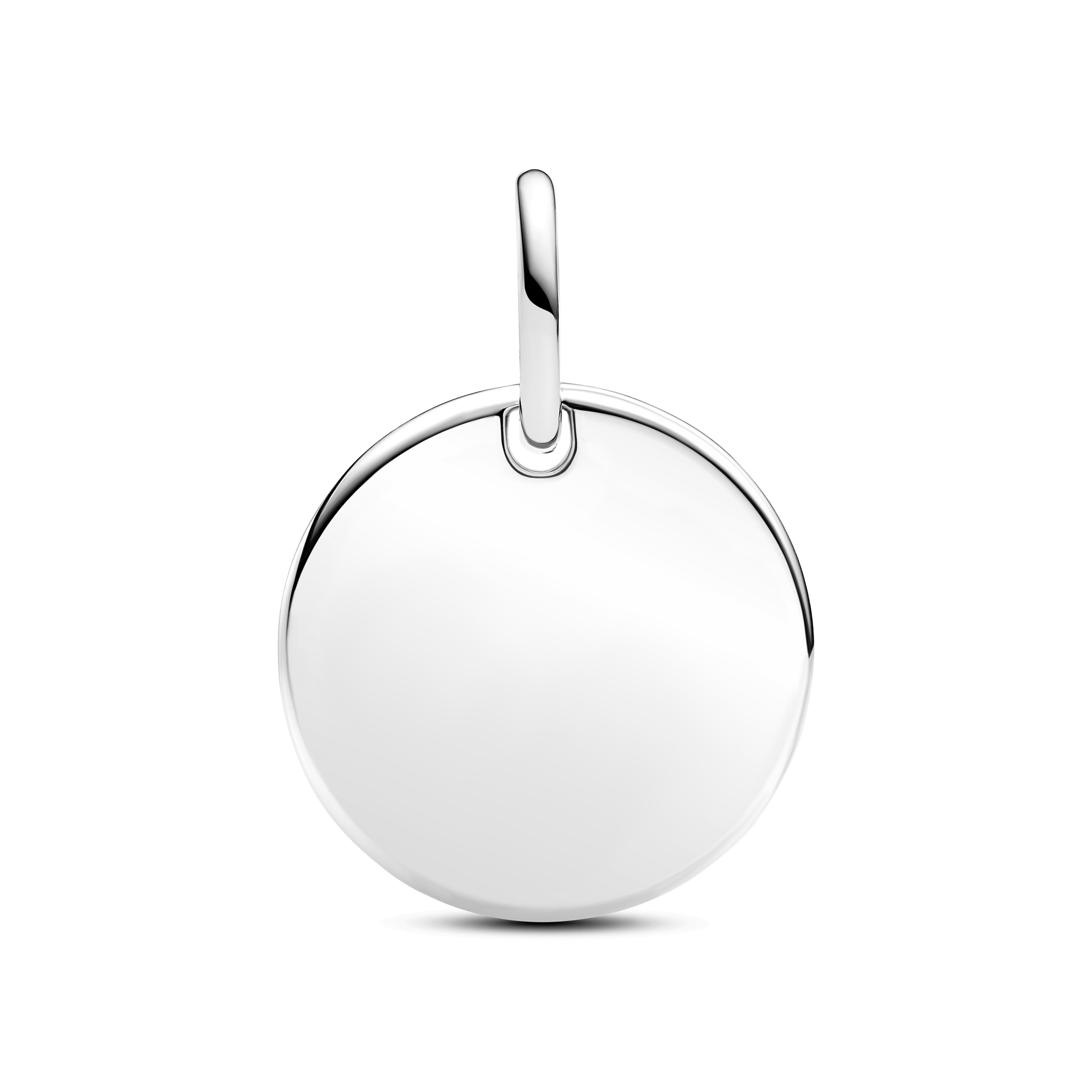 Engravable Lab-Grown Diamond Tag Pendant