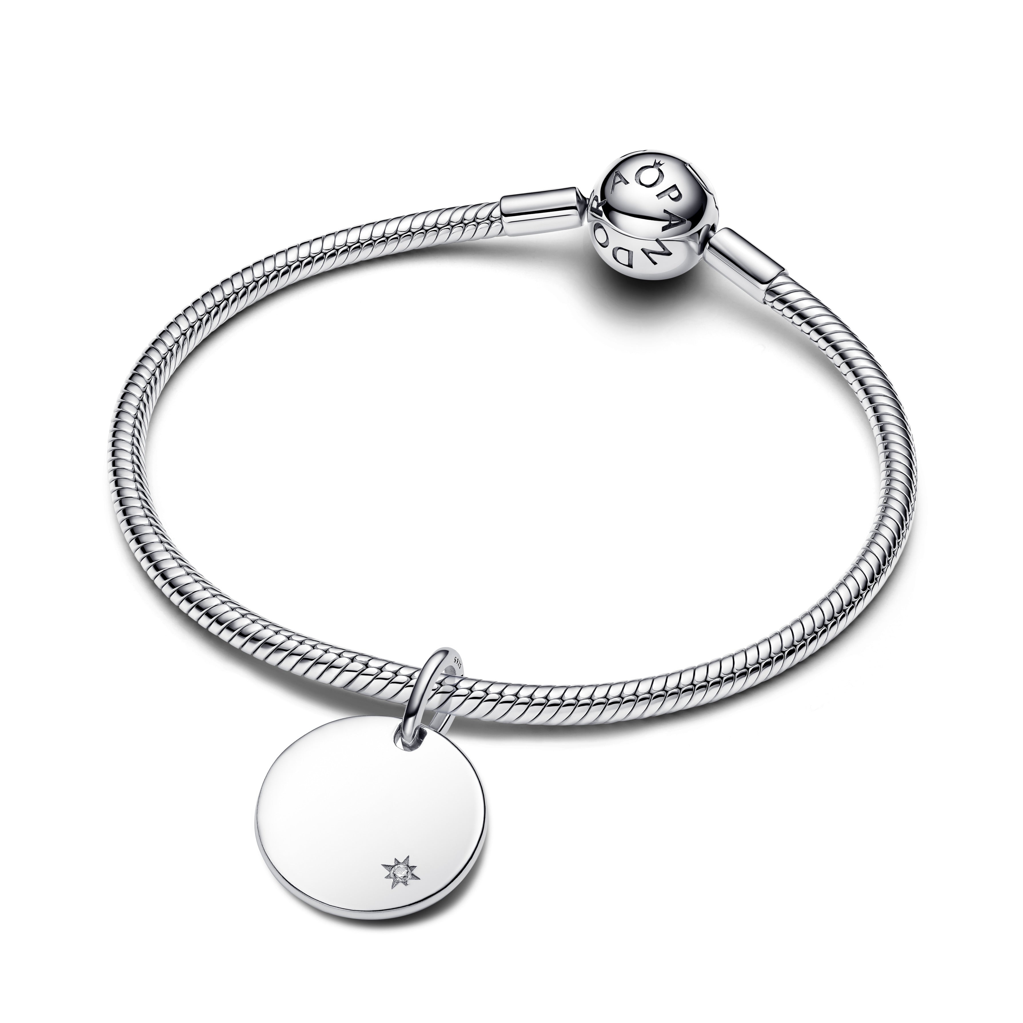 Engravable Lab-Grown Diamond Tag Pendant