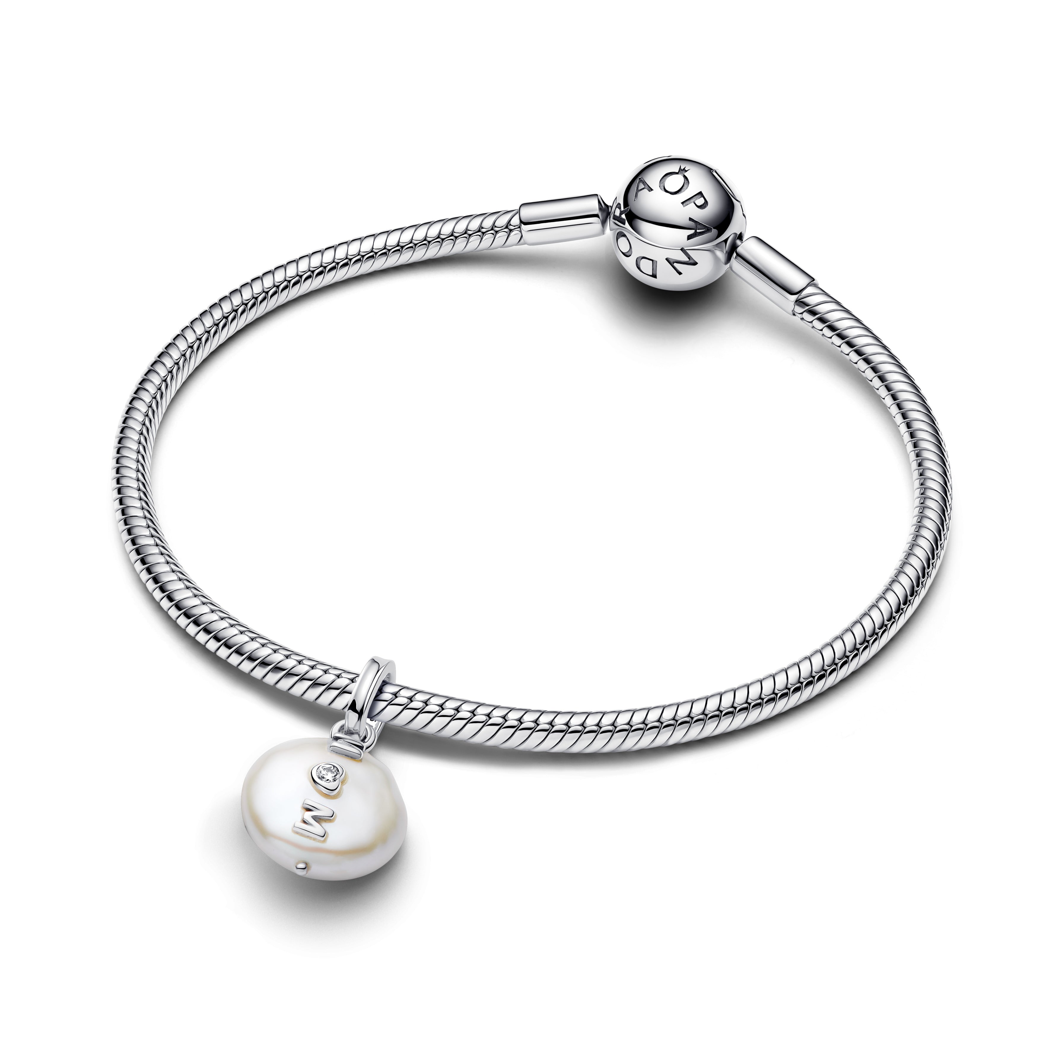 Treated Freshwater Cultured Baroque Pearl Mom Dangle Charm