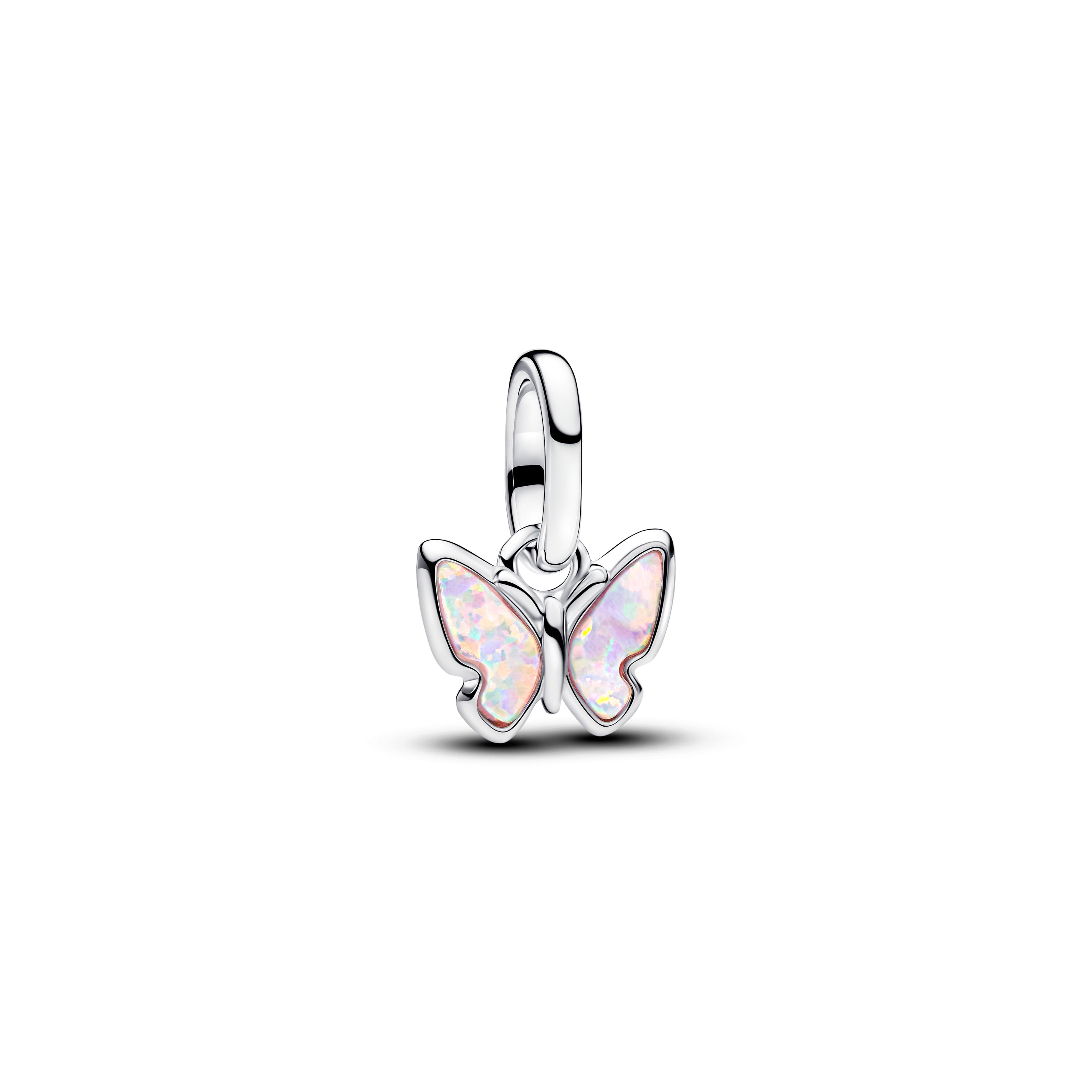 Pink Butterfly Mini Dangle Charm