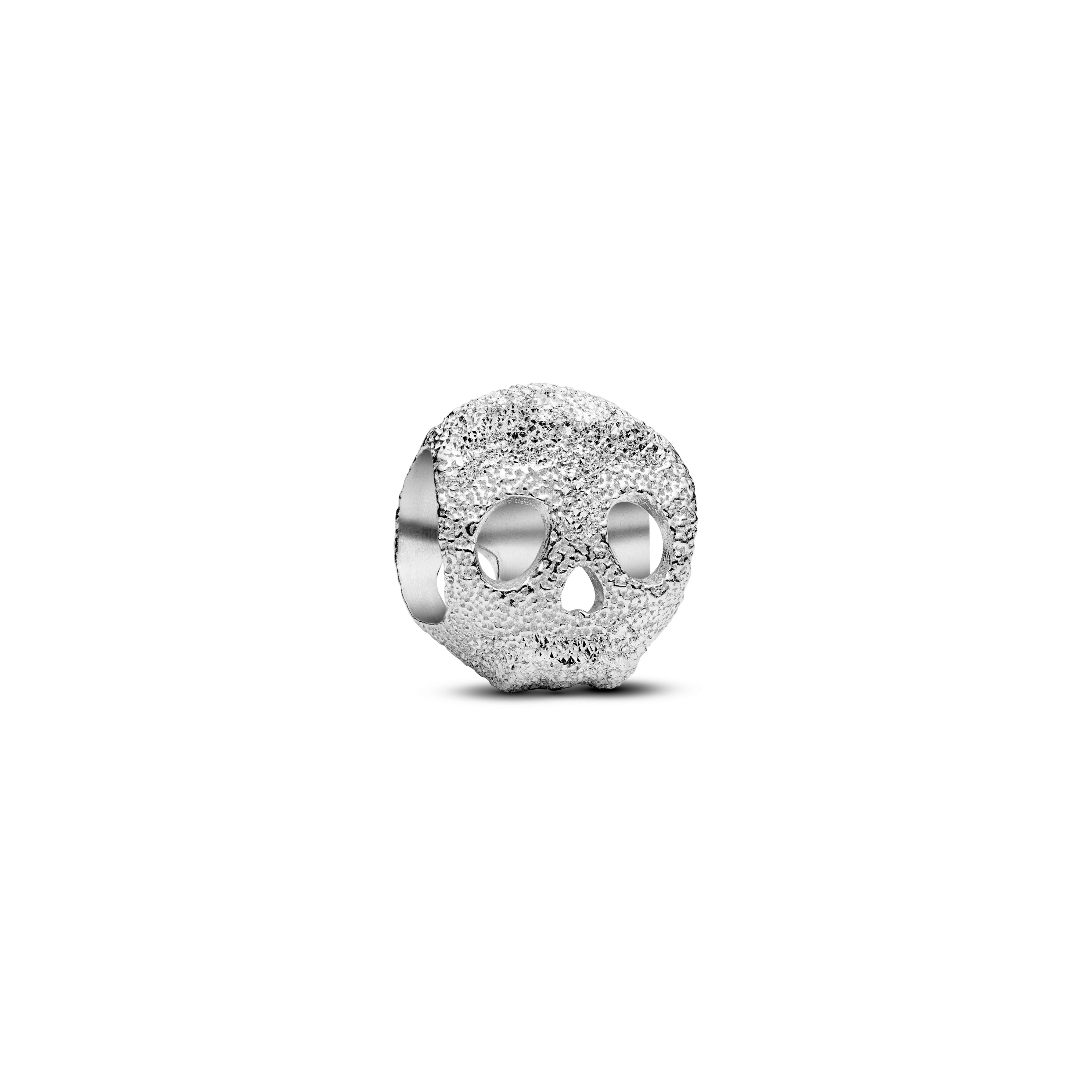 Textured Skull Mini Charm