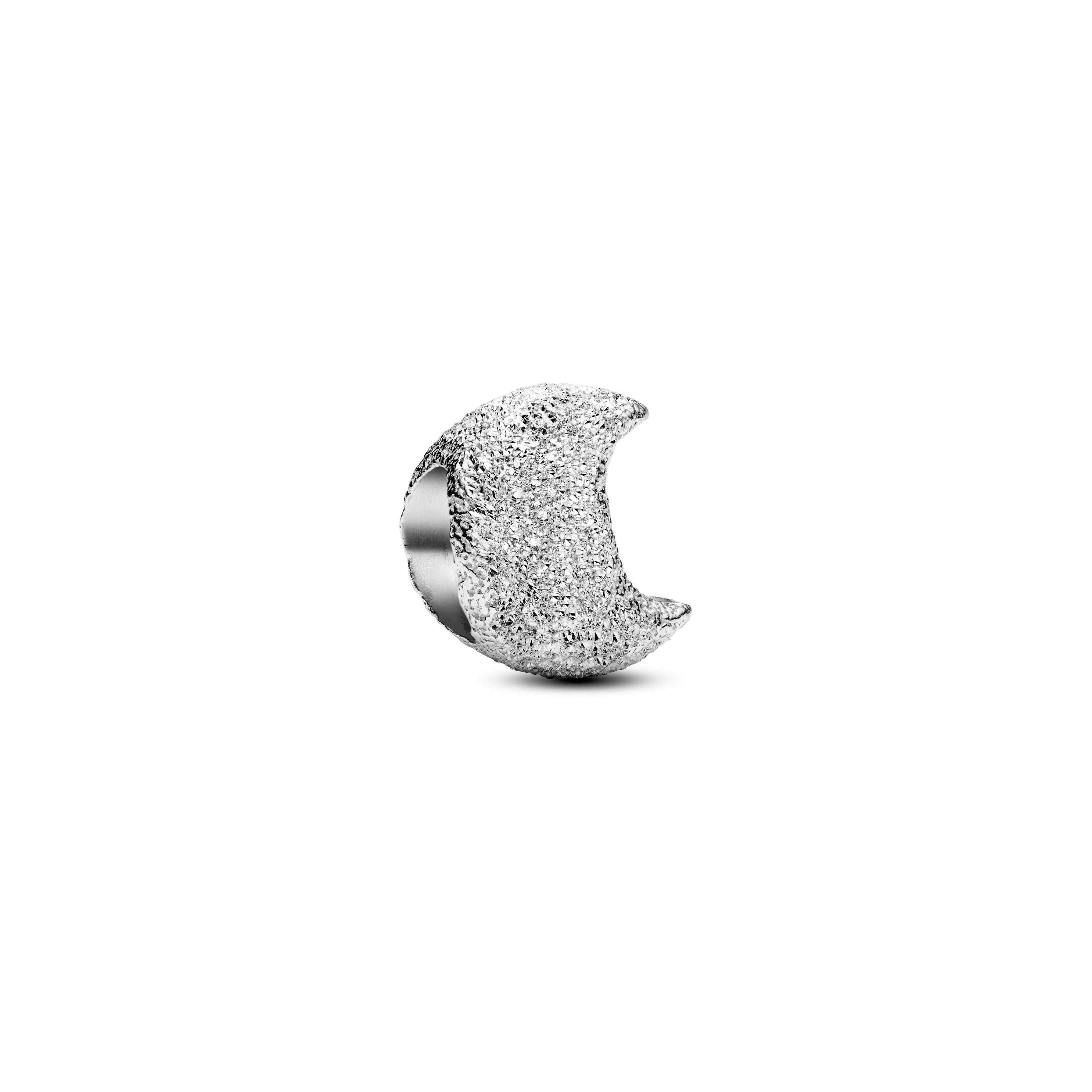 Textured Moon Mini Charm