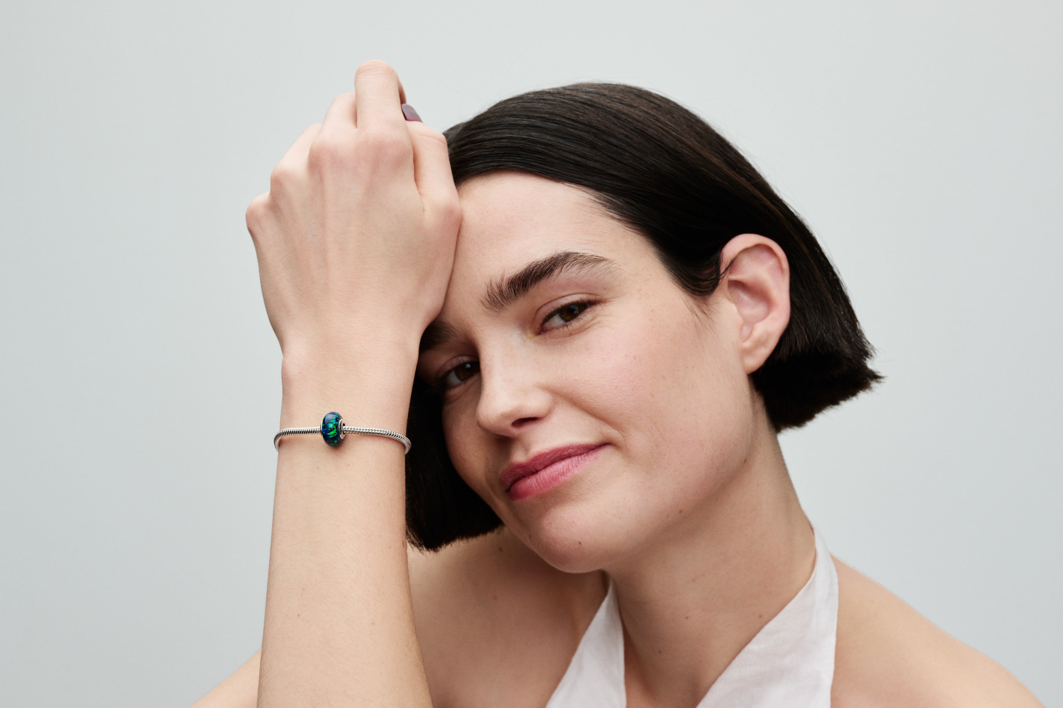 Opalescent Green Charm