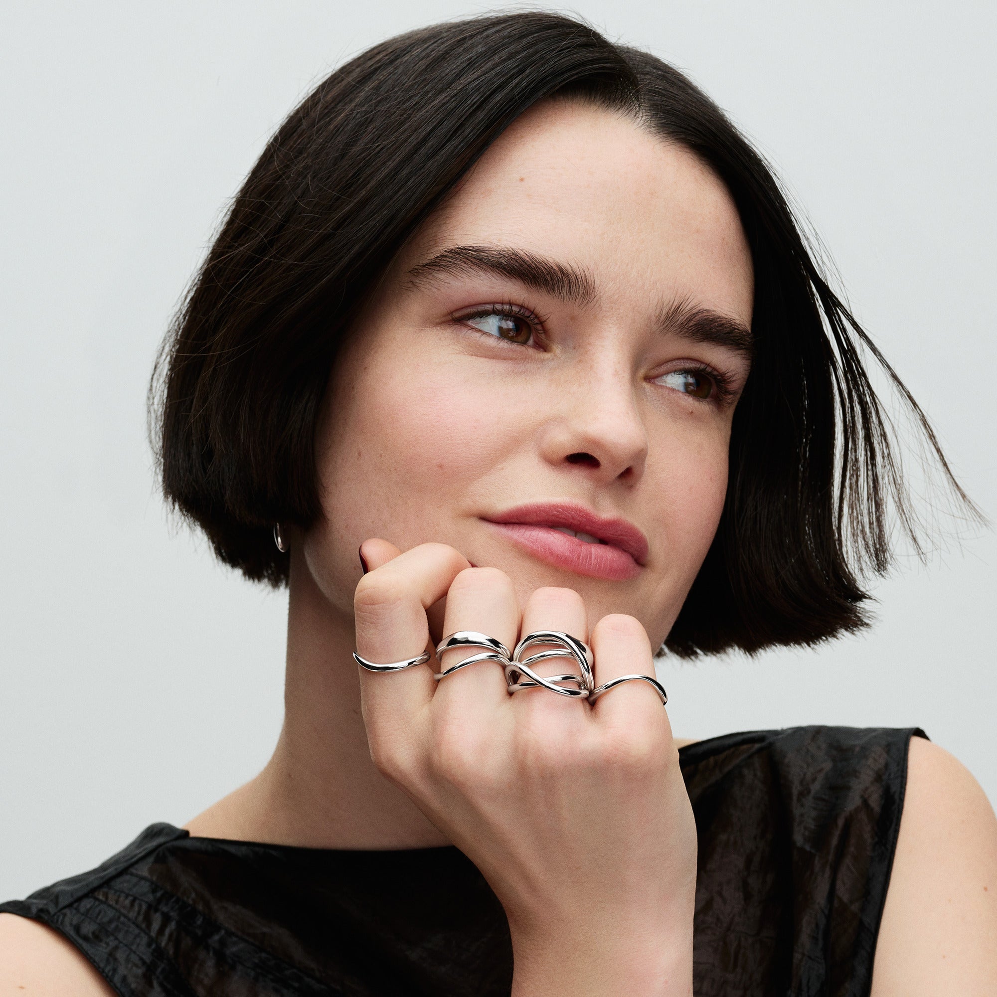 Organically Shaped Stacking Rings