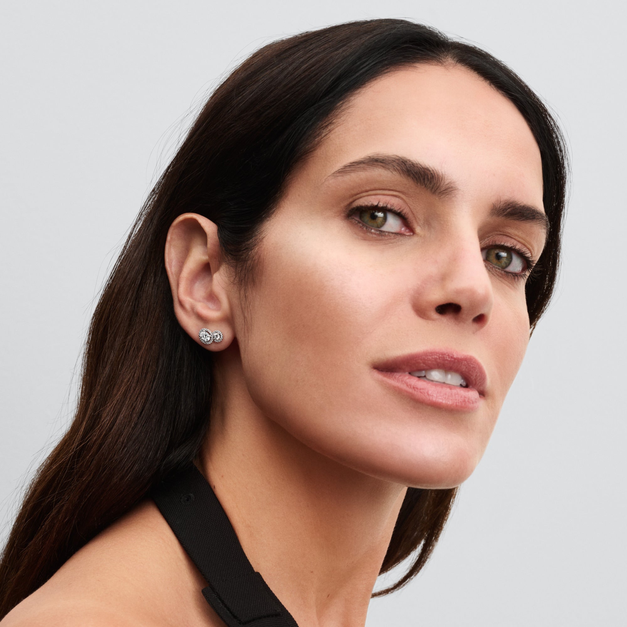 Embracing Halo Stud Earrings