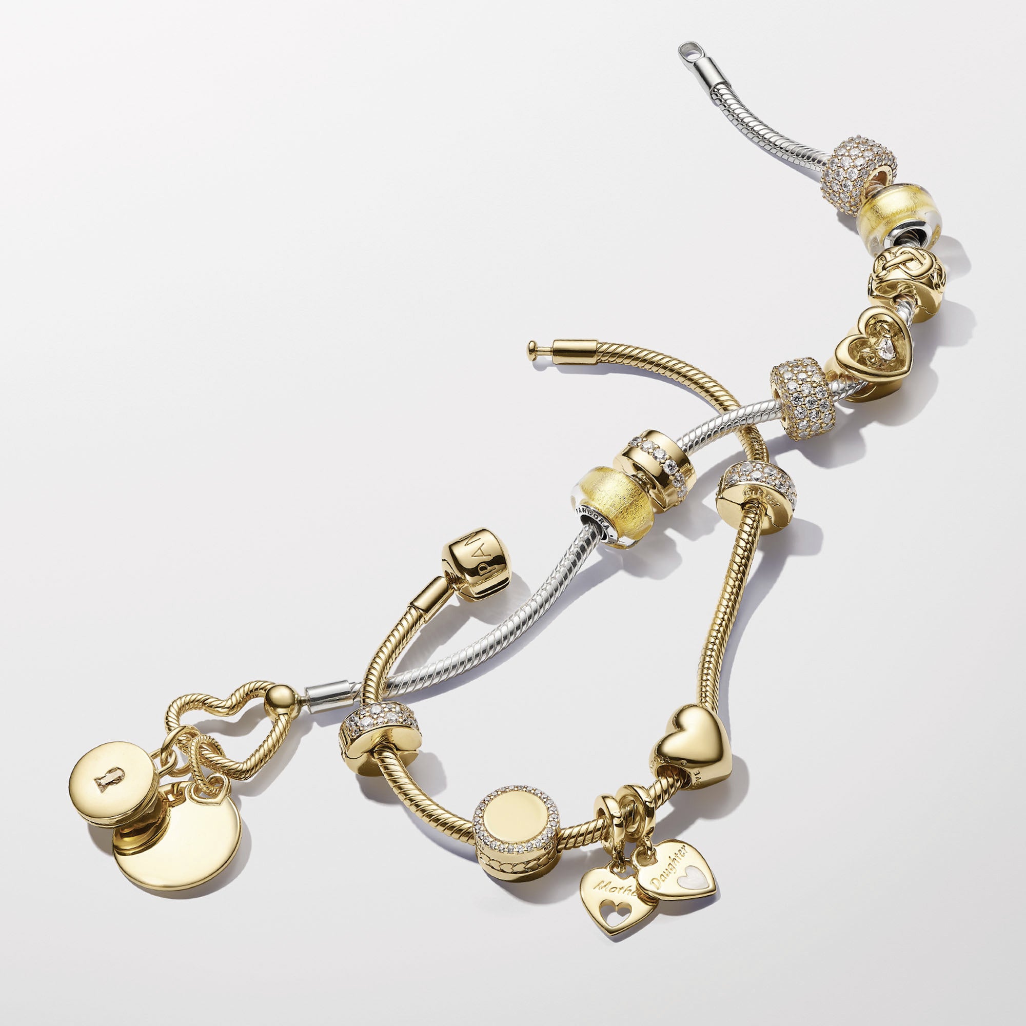 Knotted Hearts Clip Charm