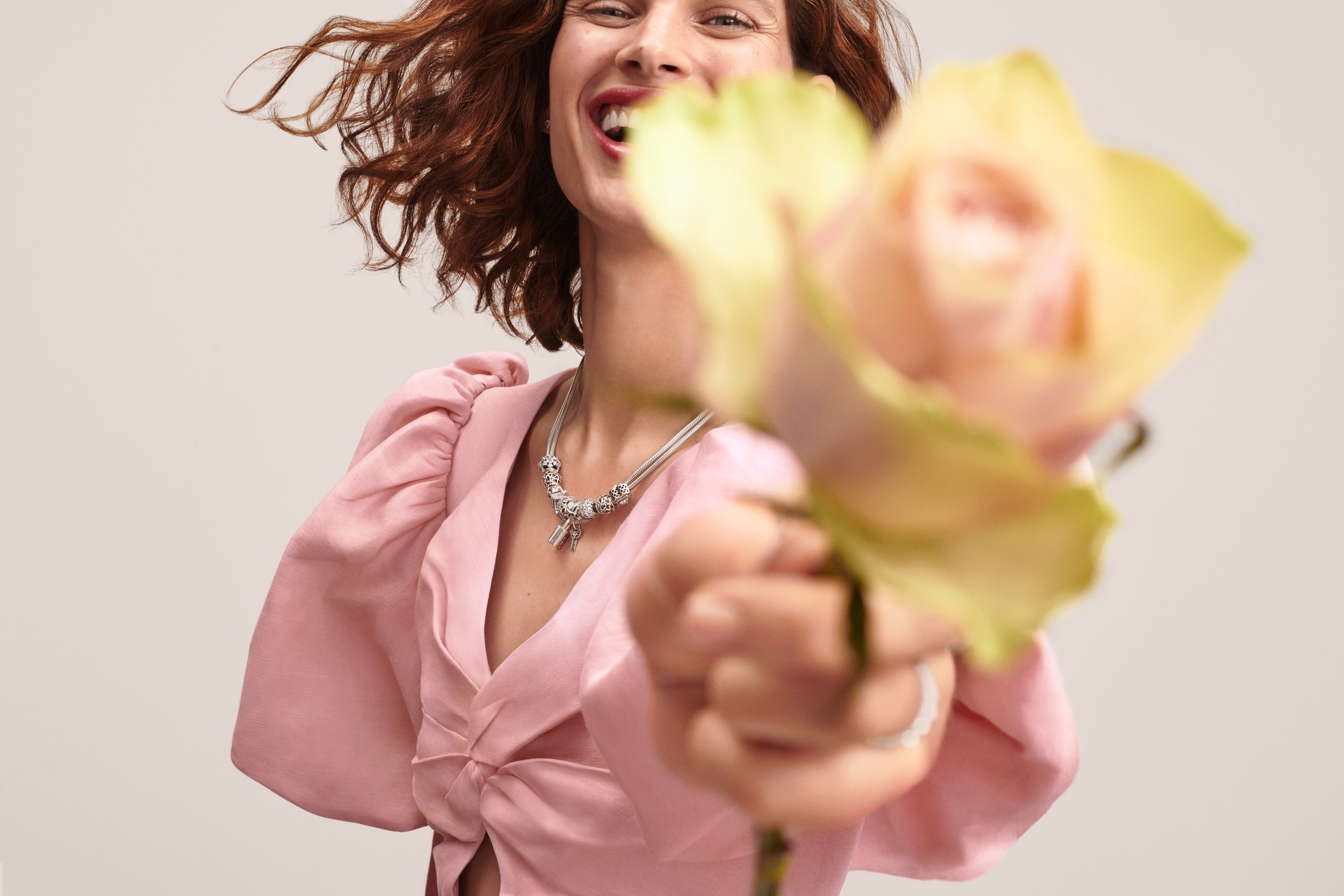 Sparkling Pavé Round Charm