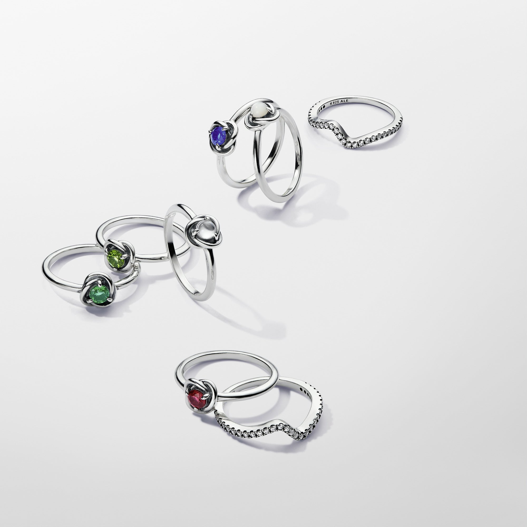 May Royal Green Eternity Circle Ring