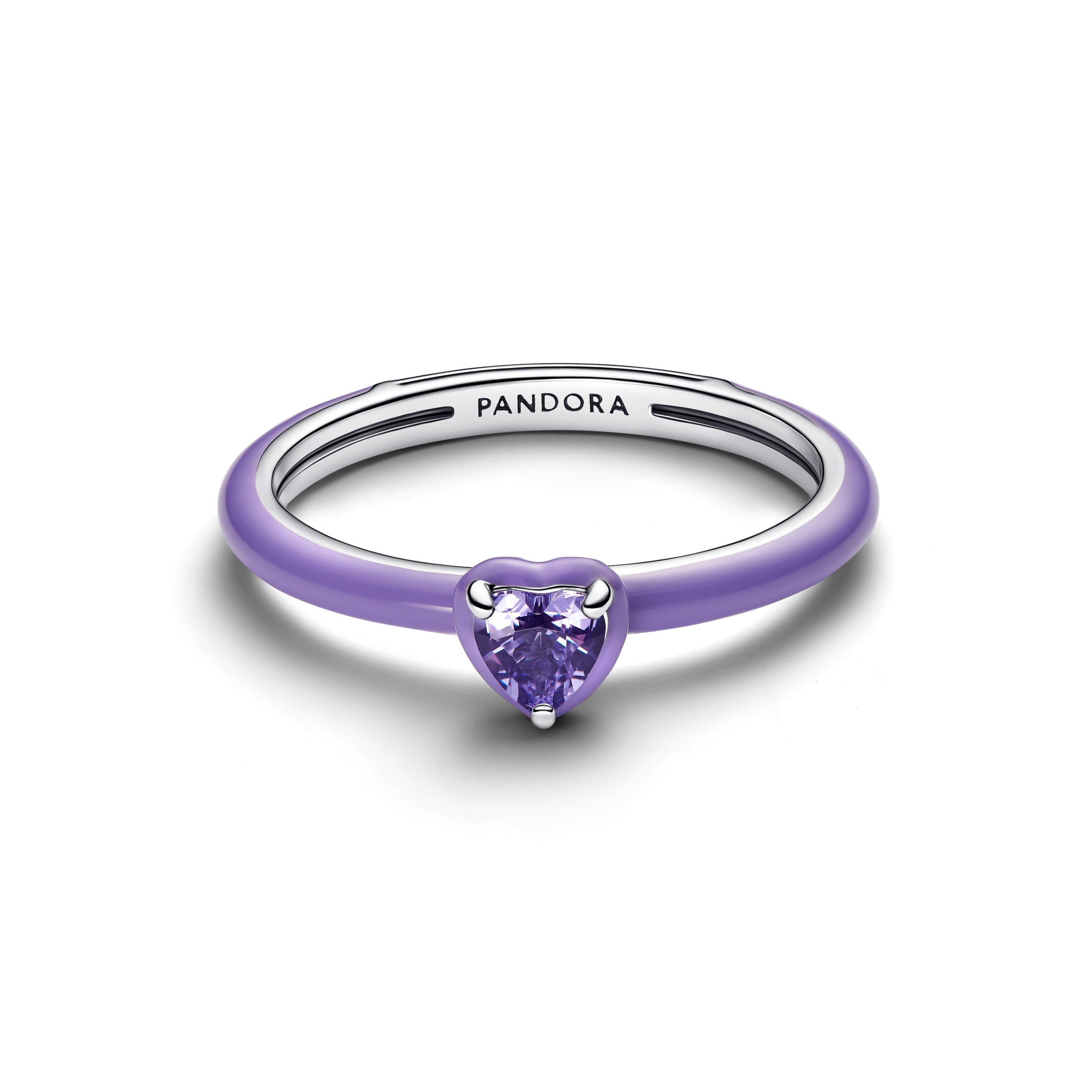 Purple Chakra Heart Ring