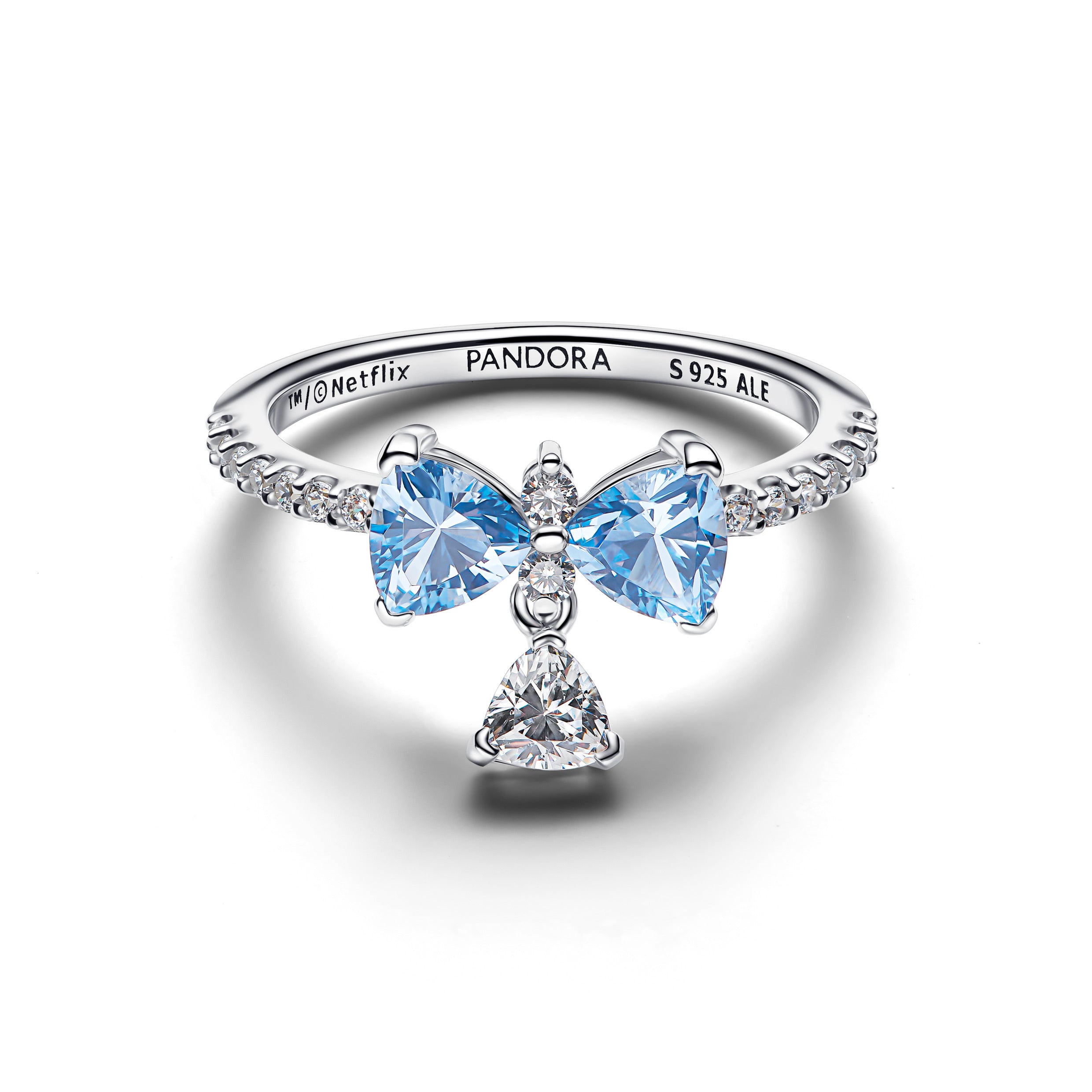 Bridgerton Blue Bow Ring