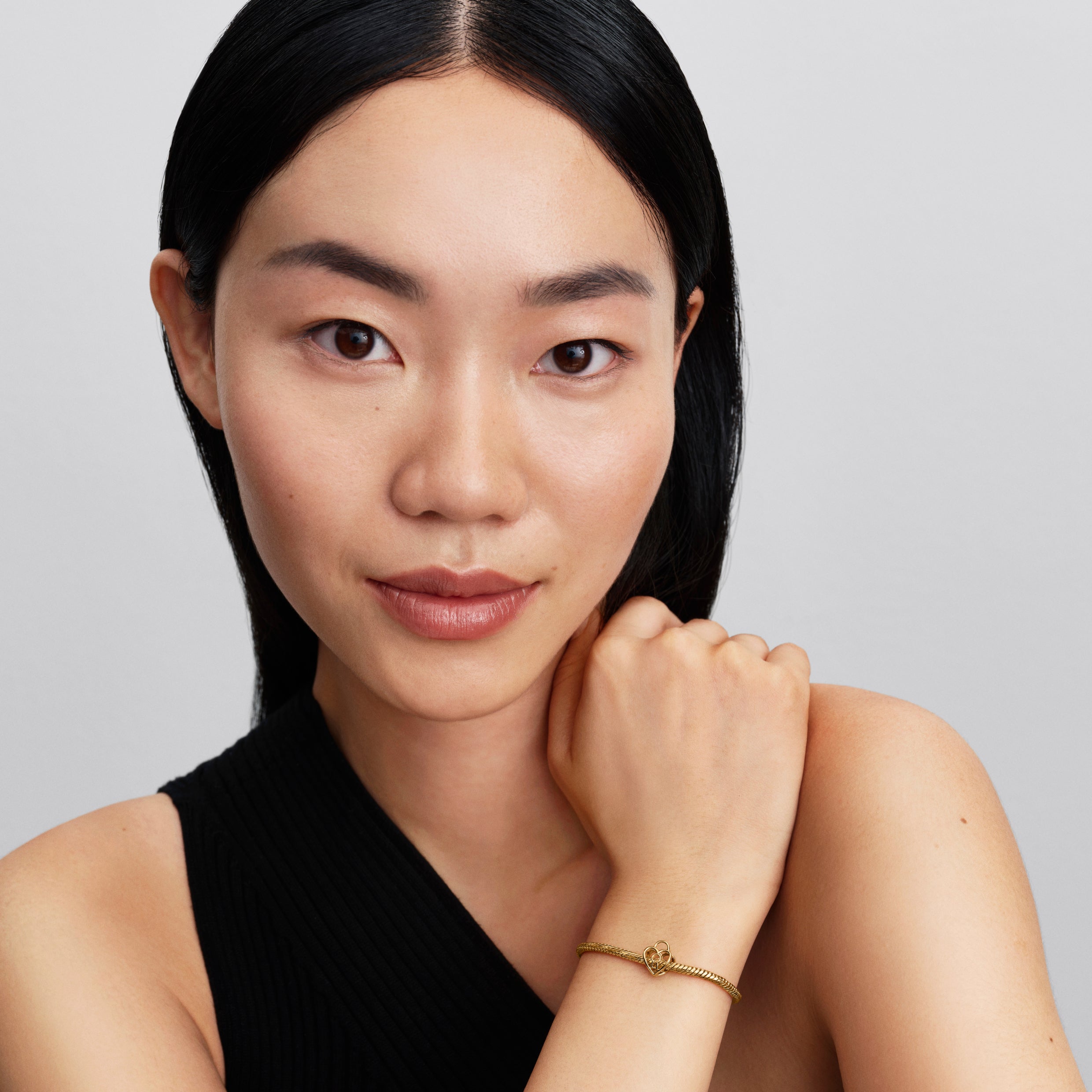 Openwork Heart Padlock Charm