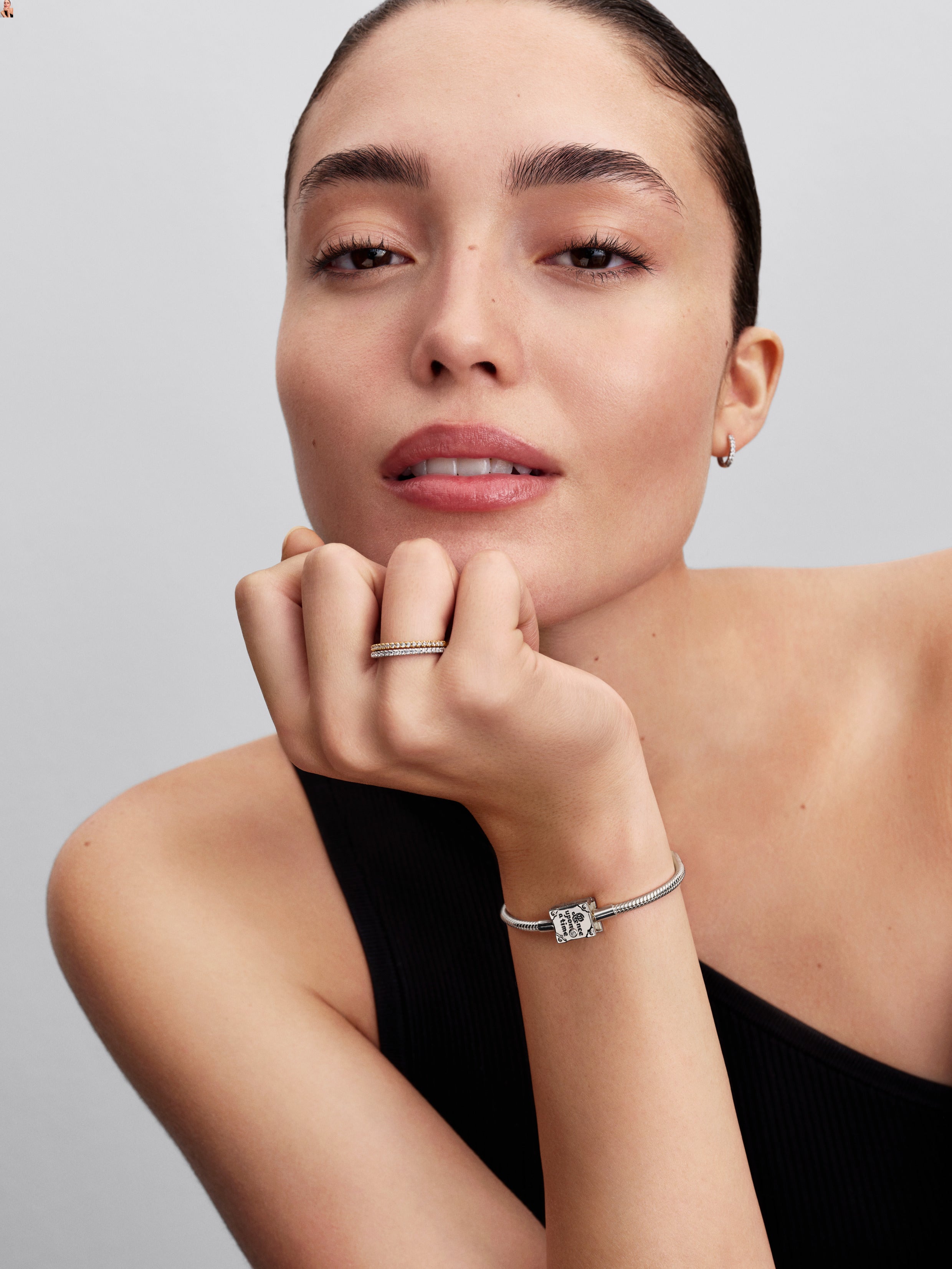 Disney Princess Storybook Lab-grown Diamond Snake Chain Bracelet