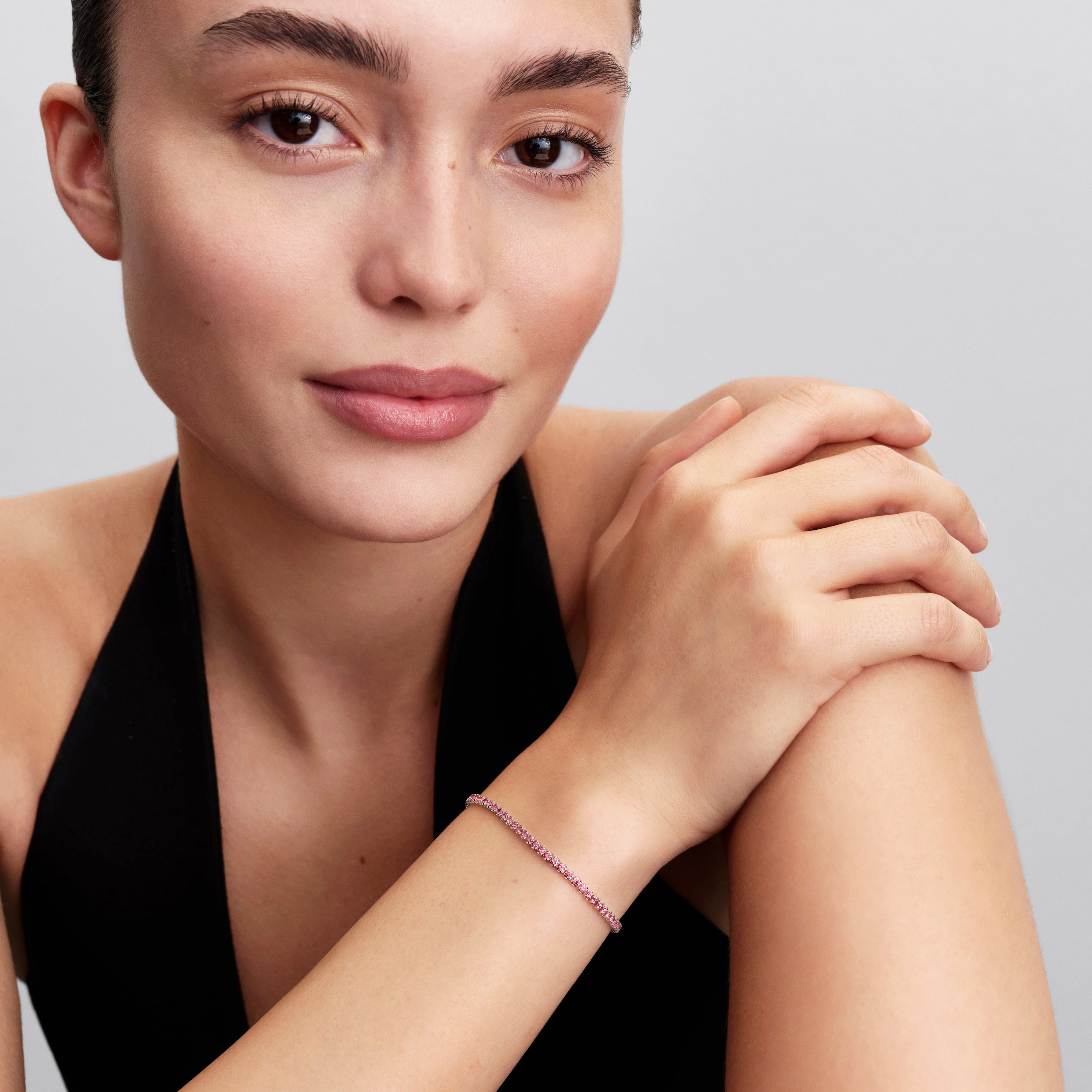 Pink Small Tennis Bracelet