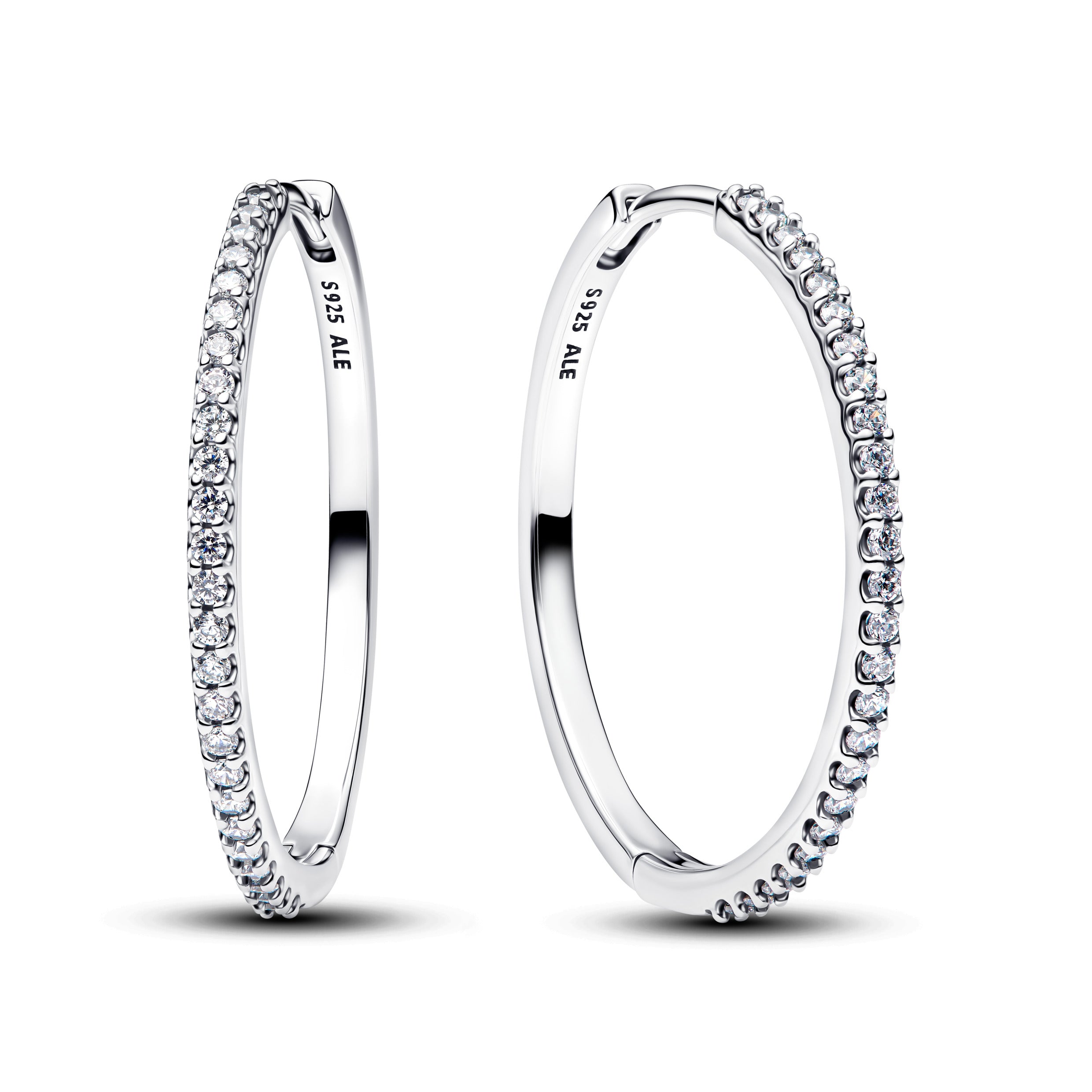 Sparkling Hoop Earrings