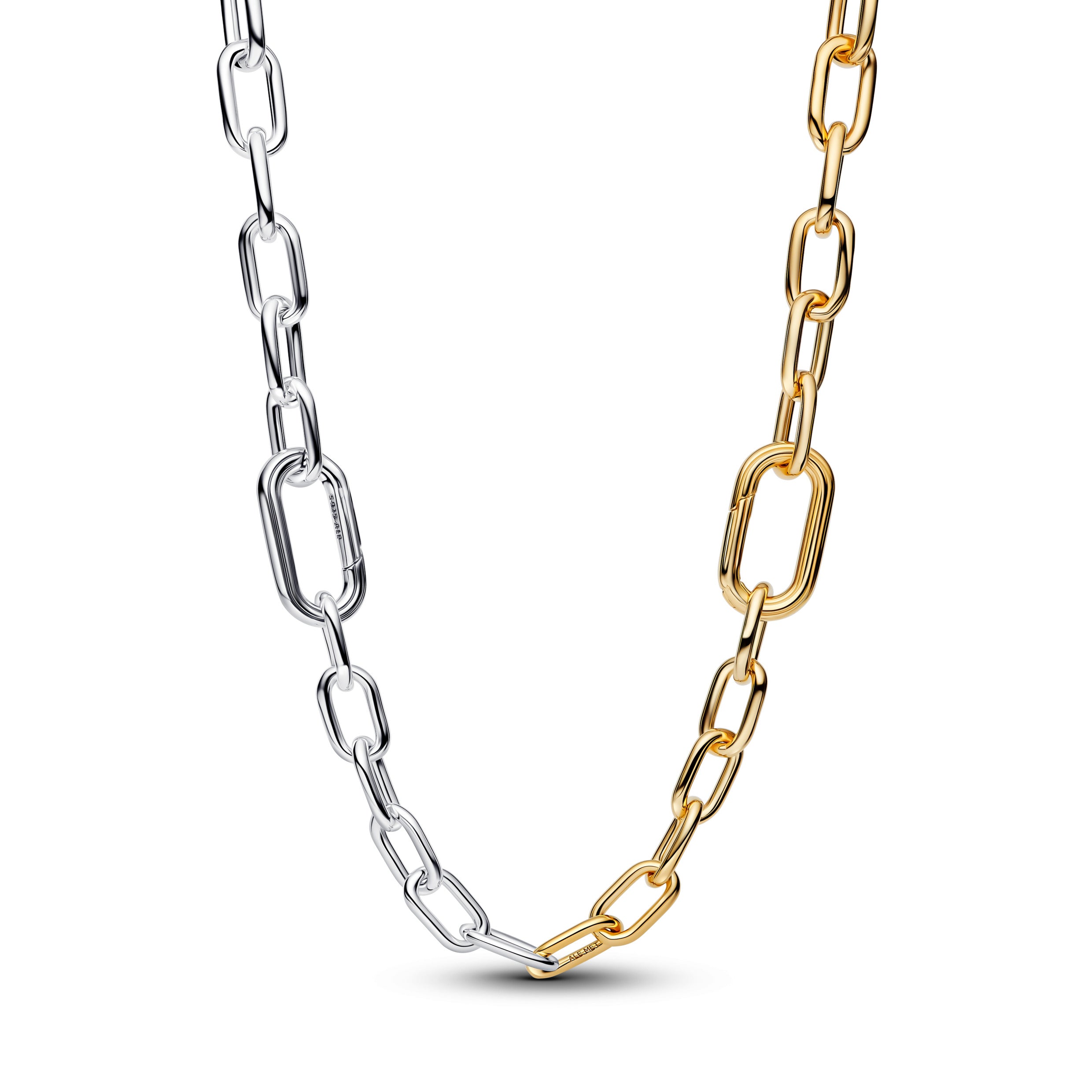 Two-tone Link Chain Necklace
