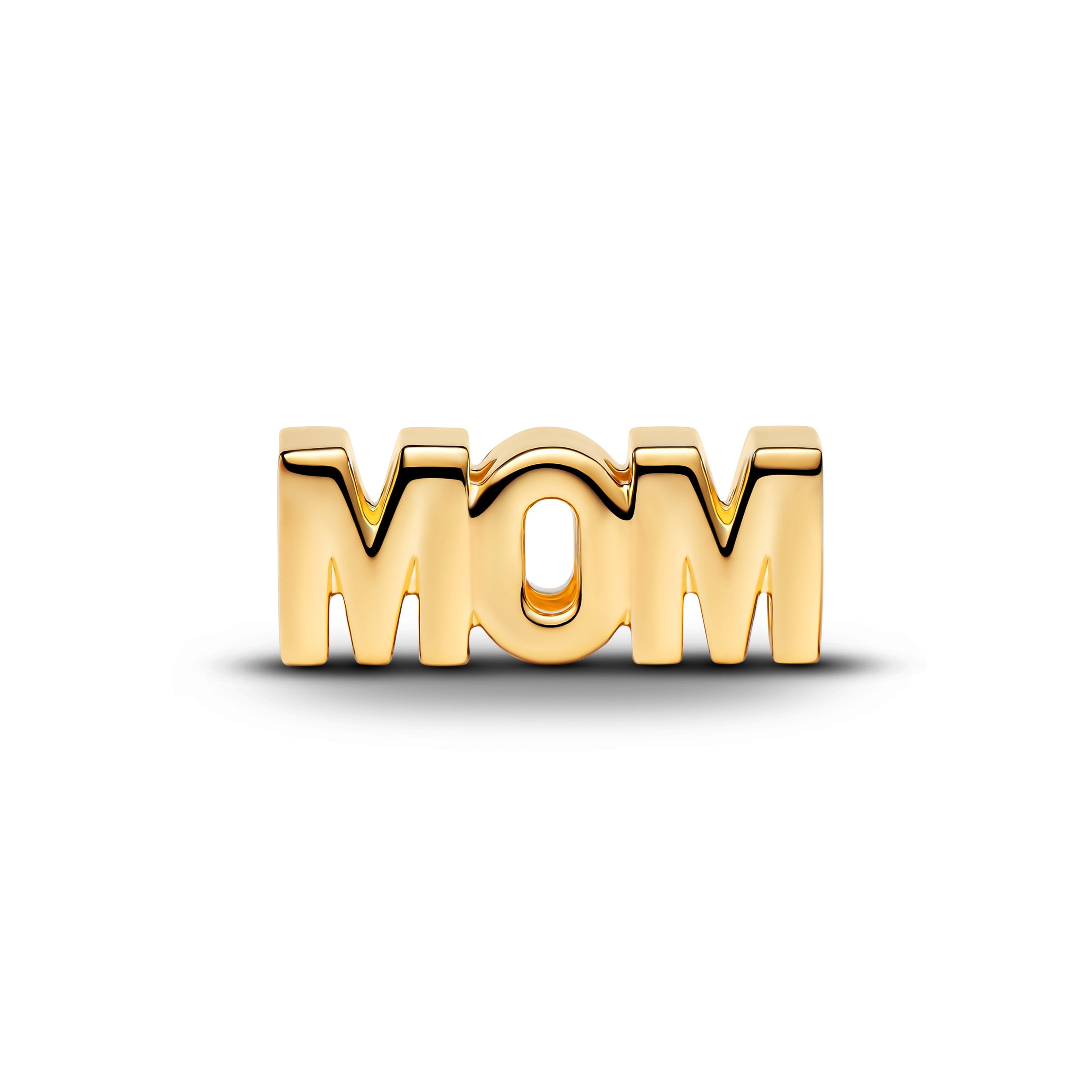 MOM 14k gold-plated Charm