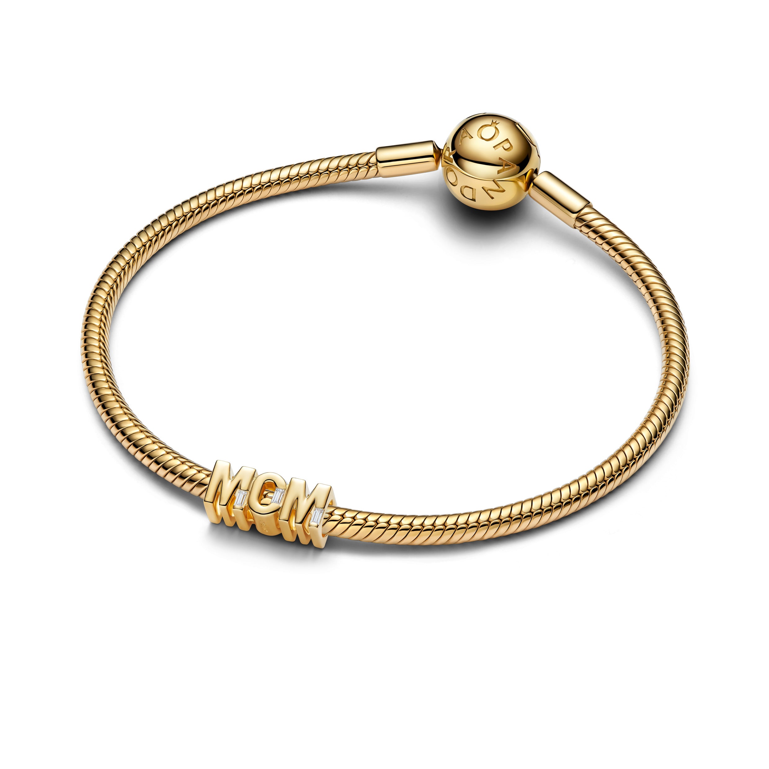 MOM 14k gold-plated Charm