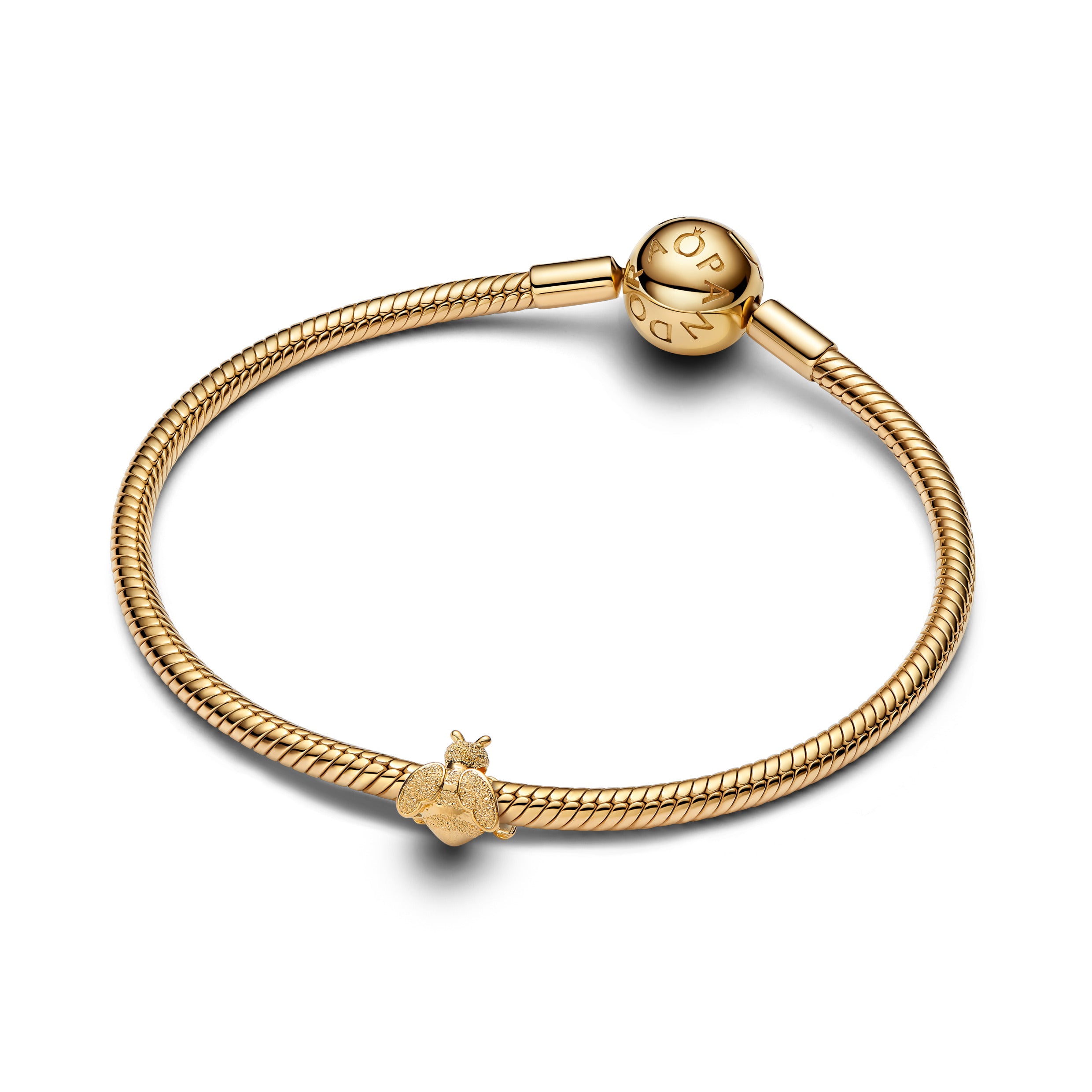 Textured Bee Mini Charm