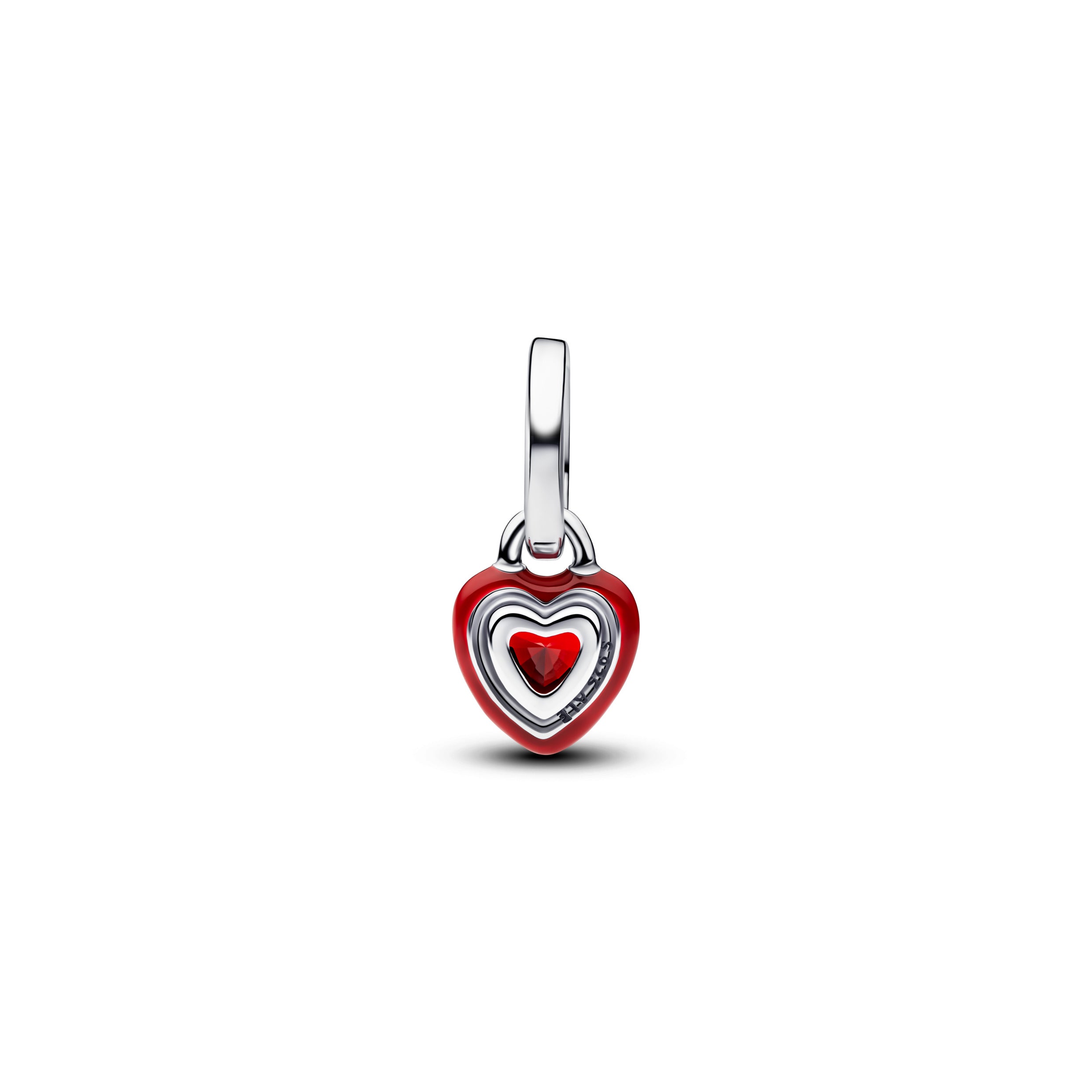 Red Chakra Heart Mini Dangle Charm
