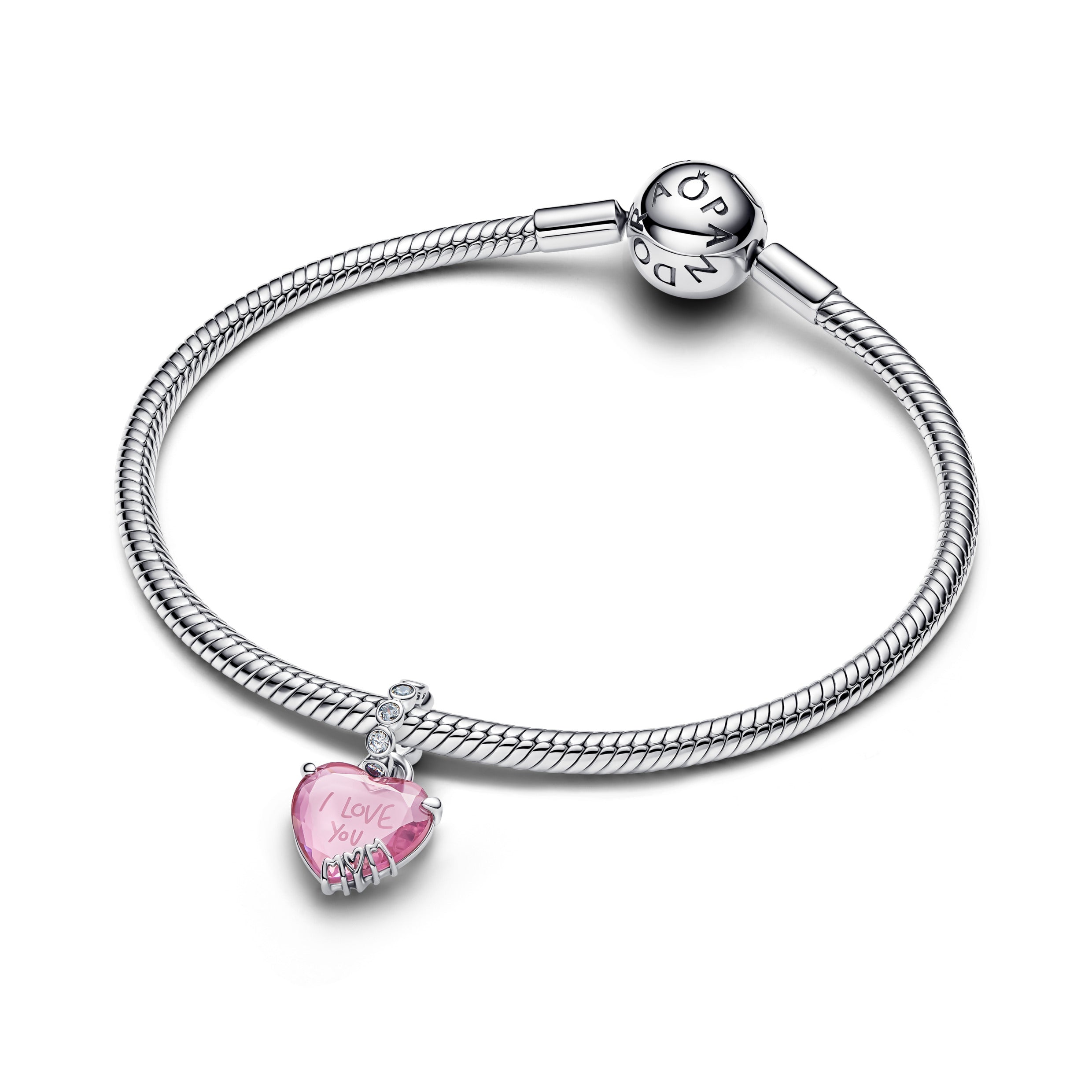 Heart Silver Dangle Charm