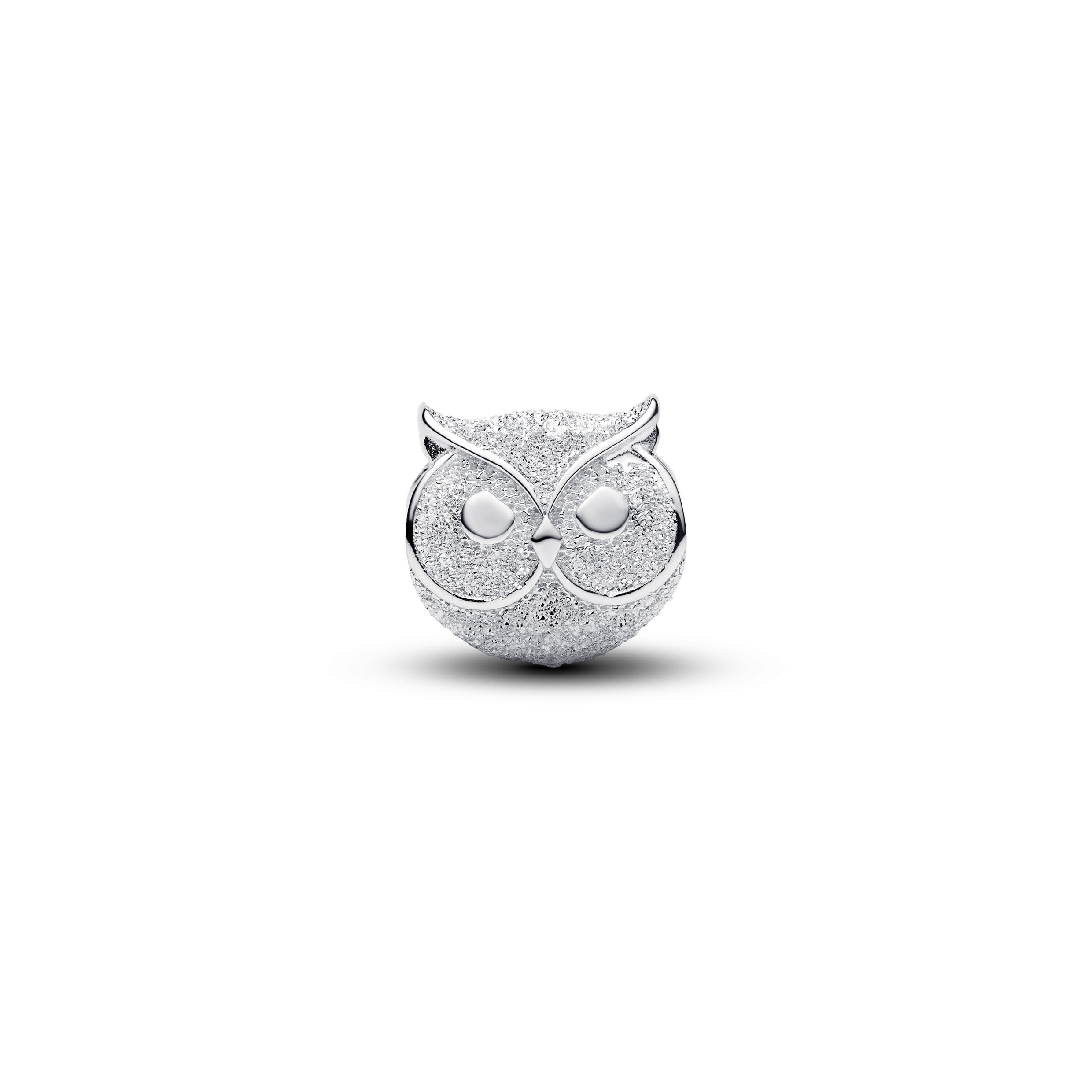 Textured Owl Mini Charm