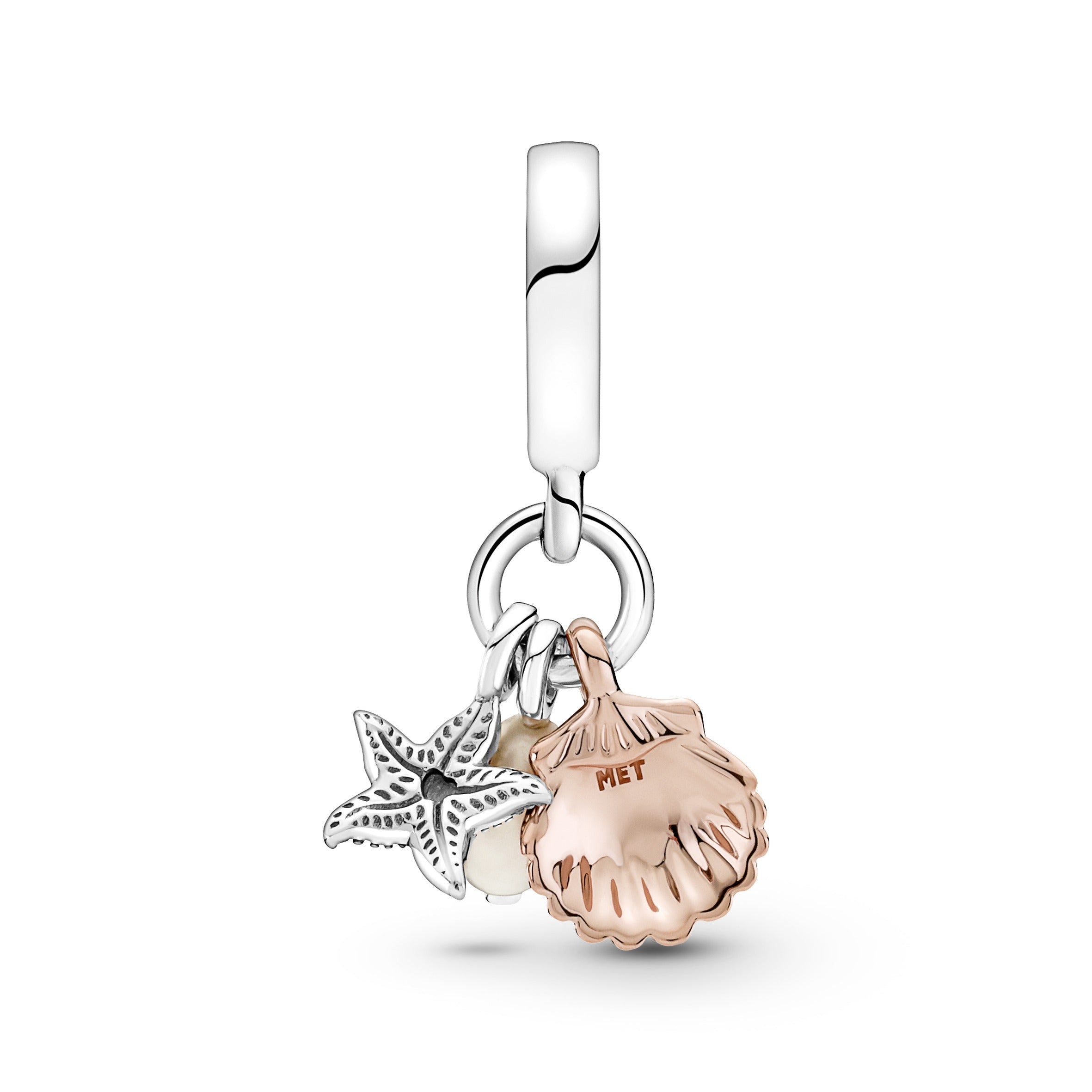 Starfish, Pearl And Shell Dangle