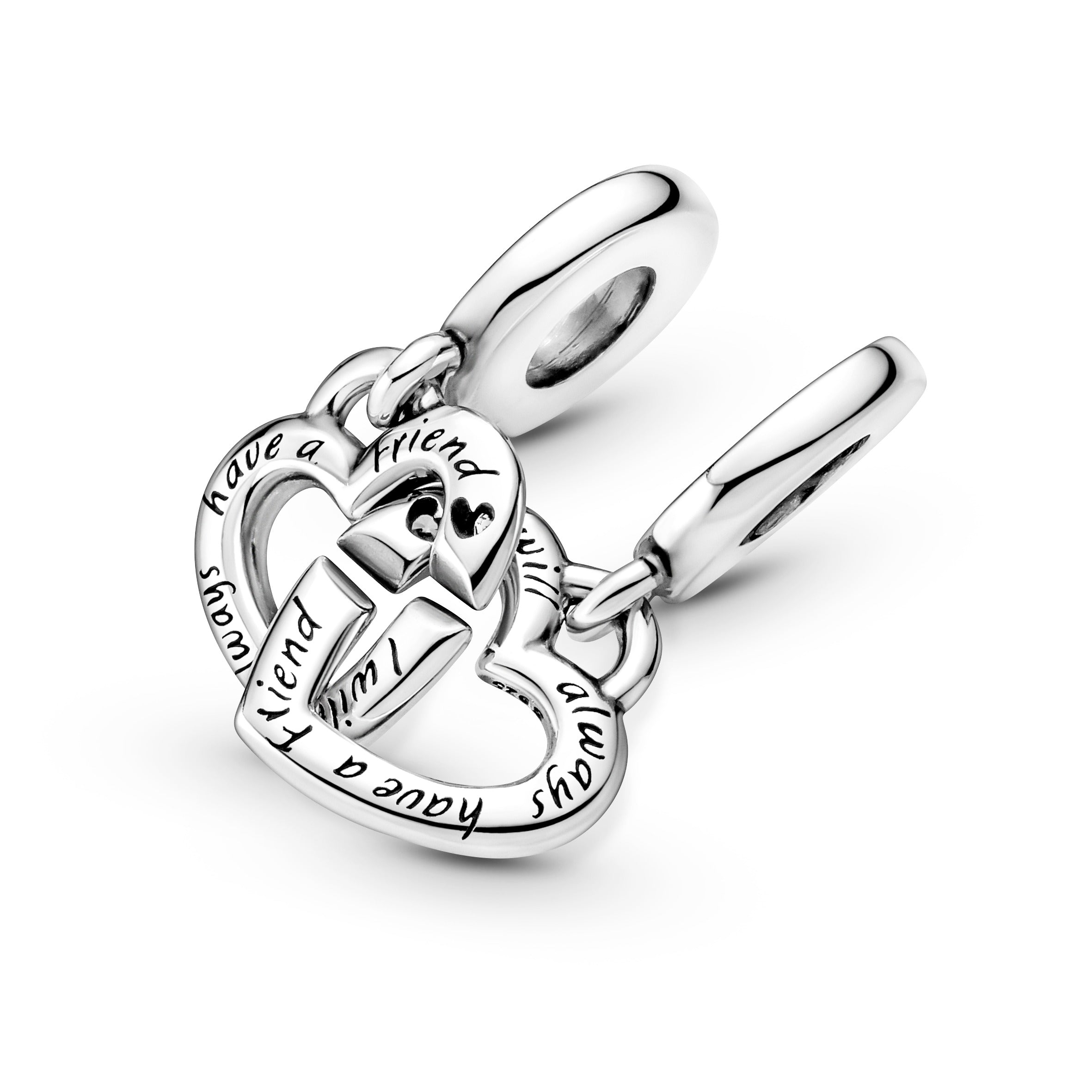 Sister Hearts Split Dangle