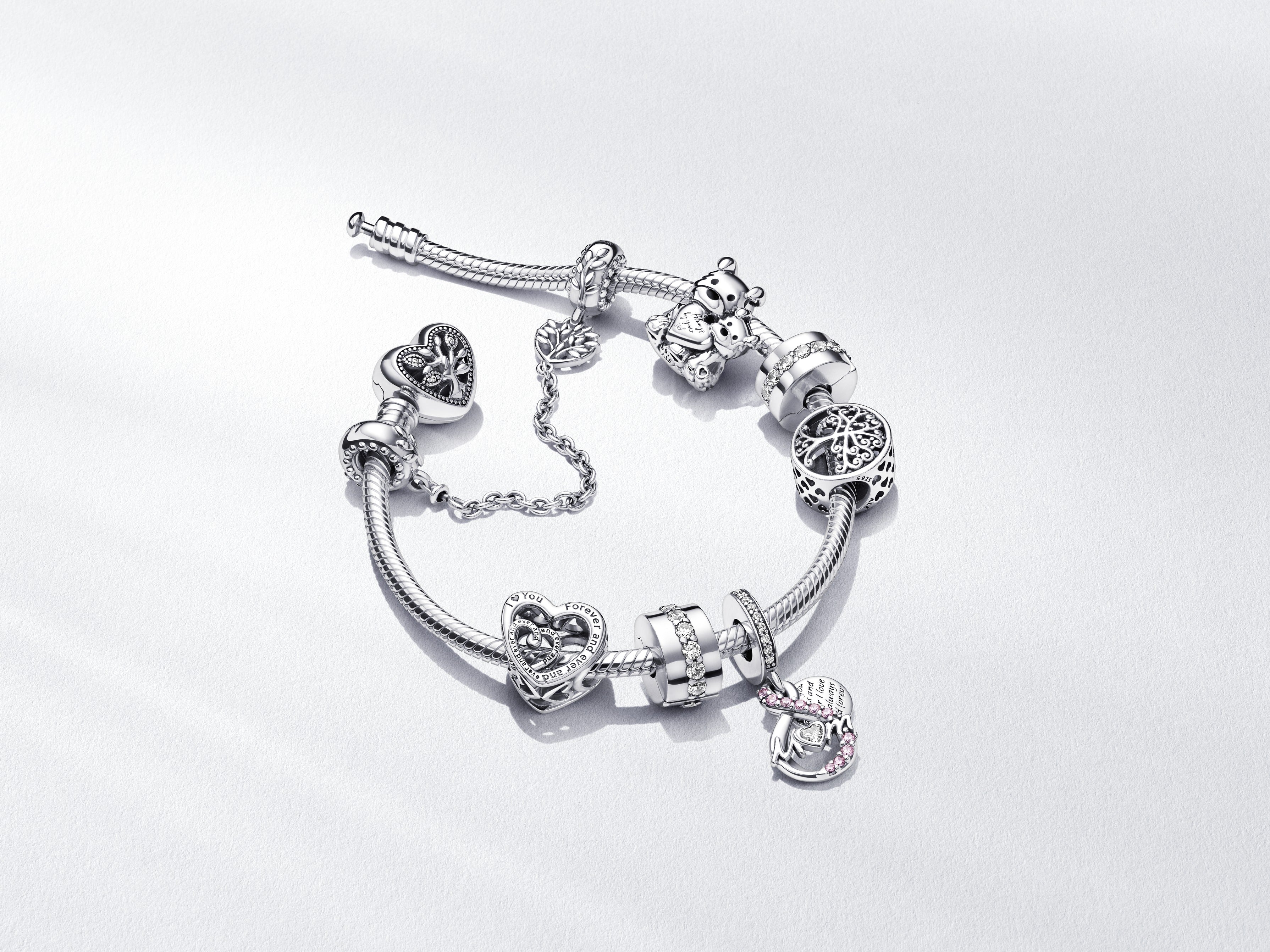 Entwined Hearts Charm