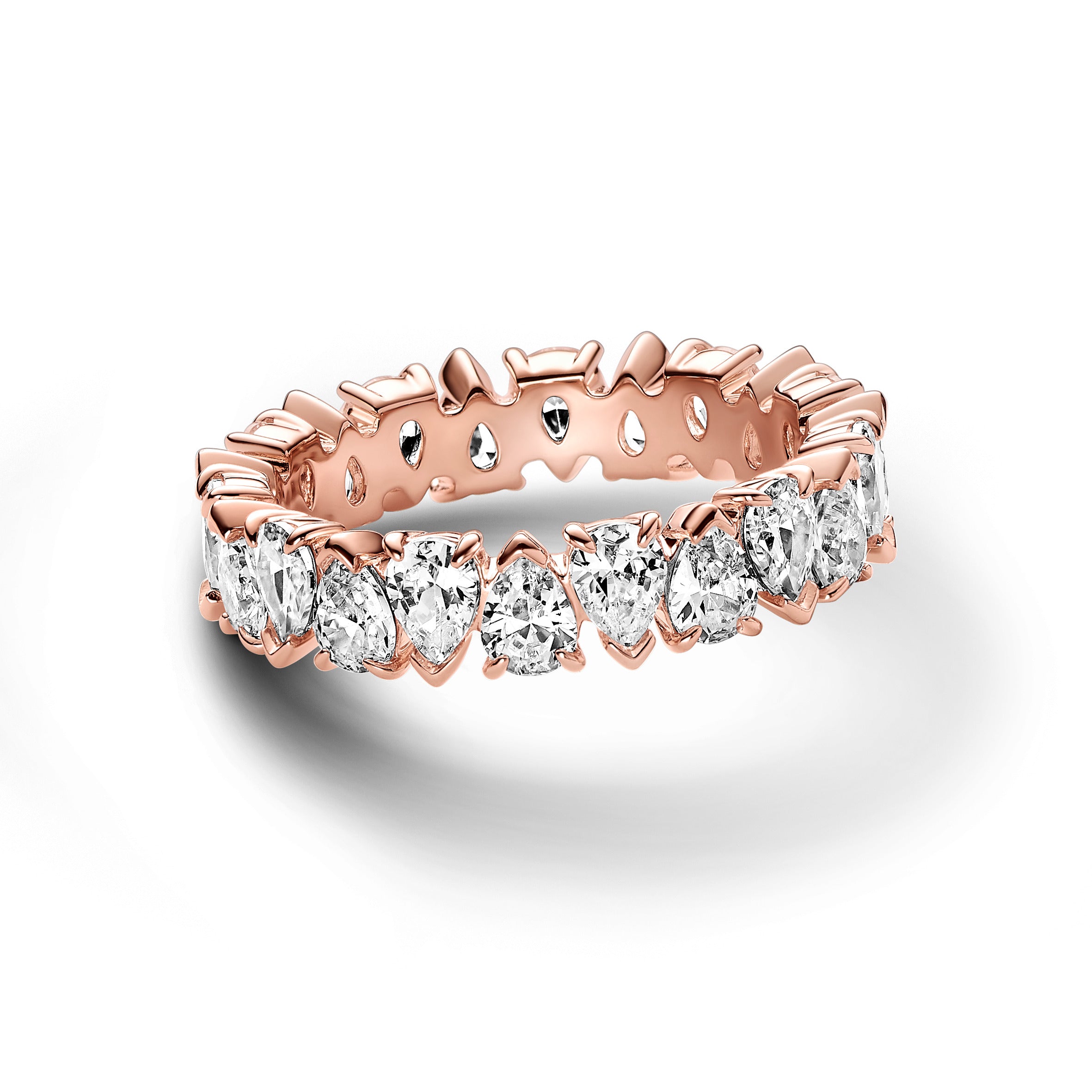 Alternating Sparkling Band Ring