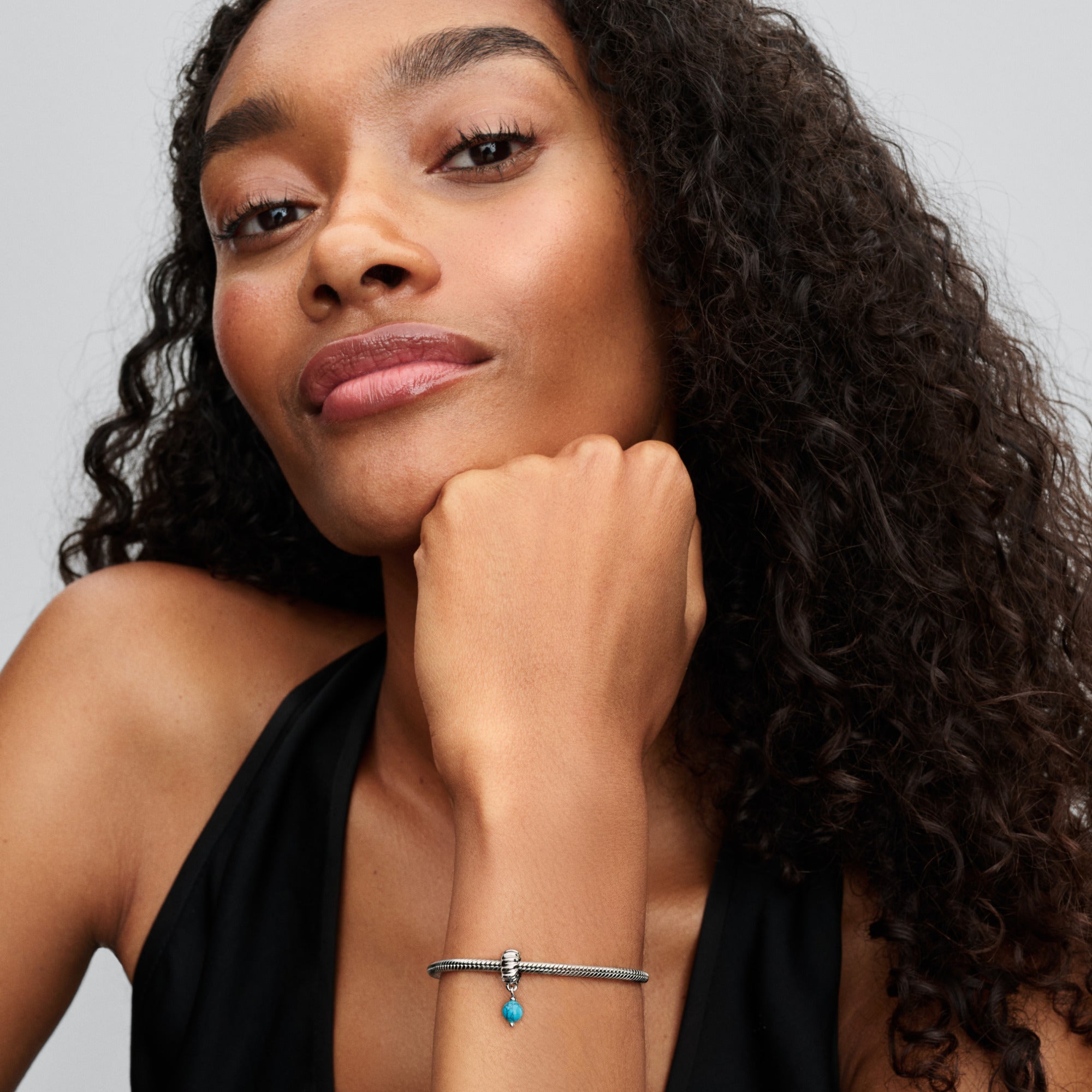 Turquoise-colored Dangle Charm