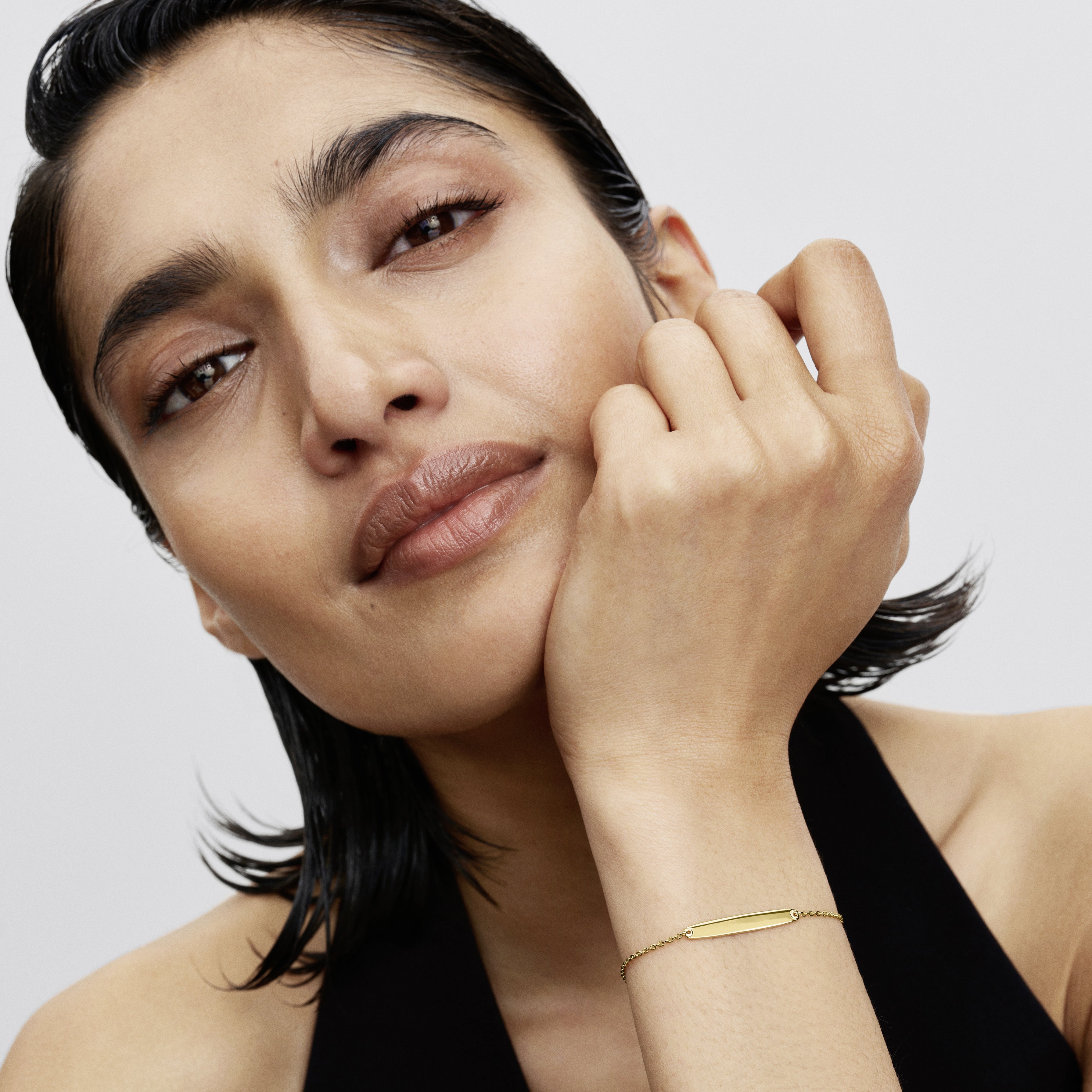 Engravable Bar Chain Bracelet