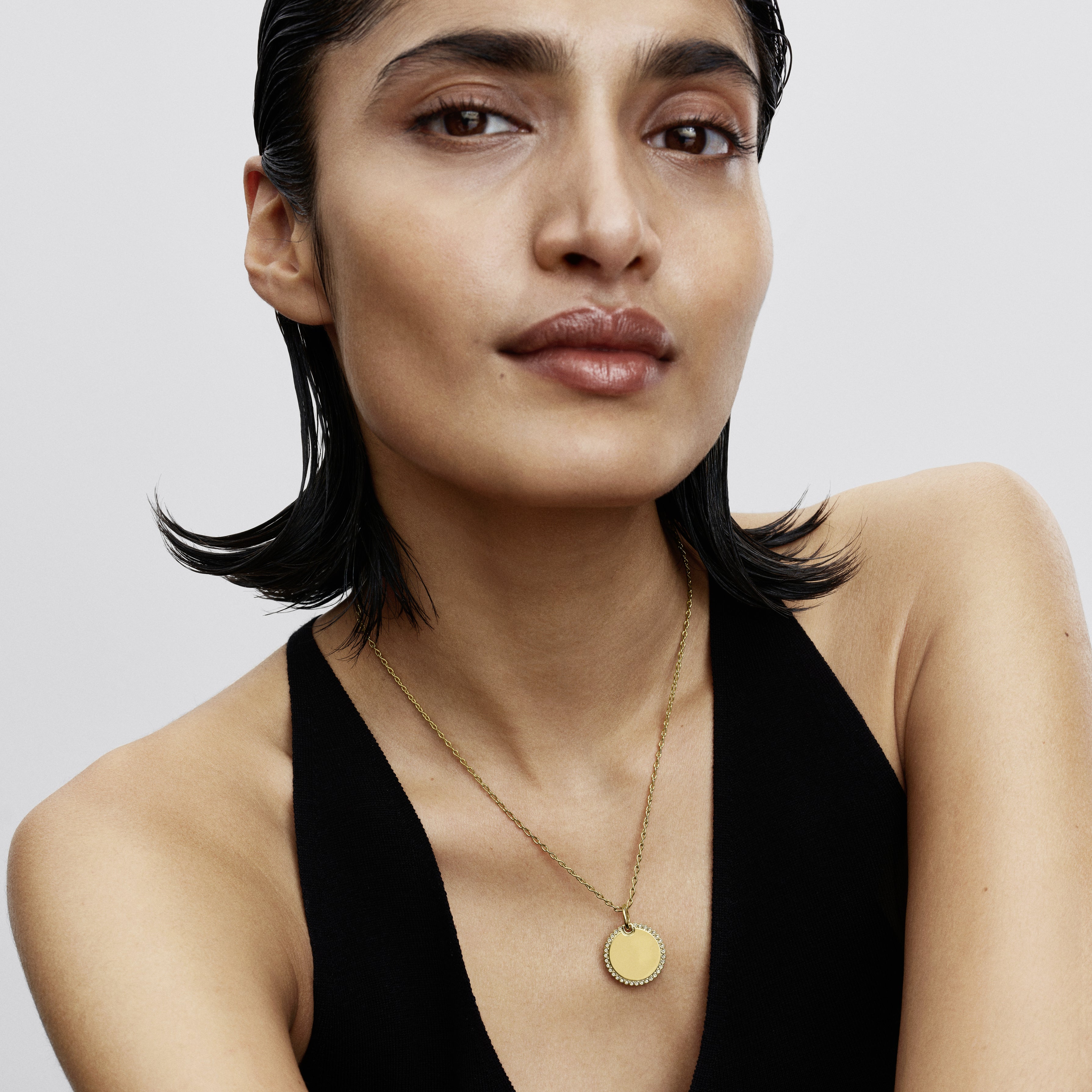 Engravable Round Tag Pendant