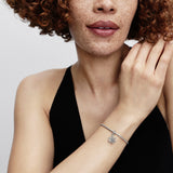 Opalescent Snowflake Double Dangle Charm