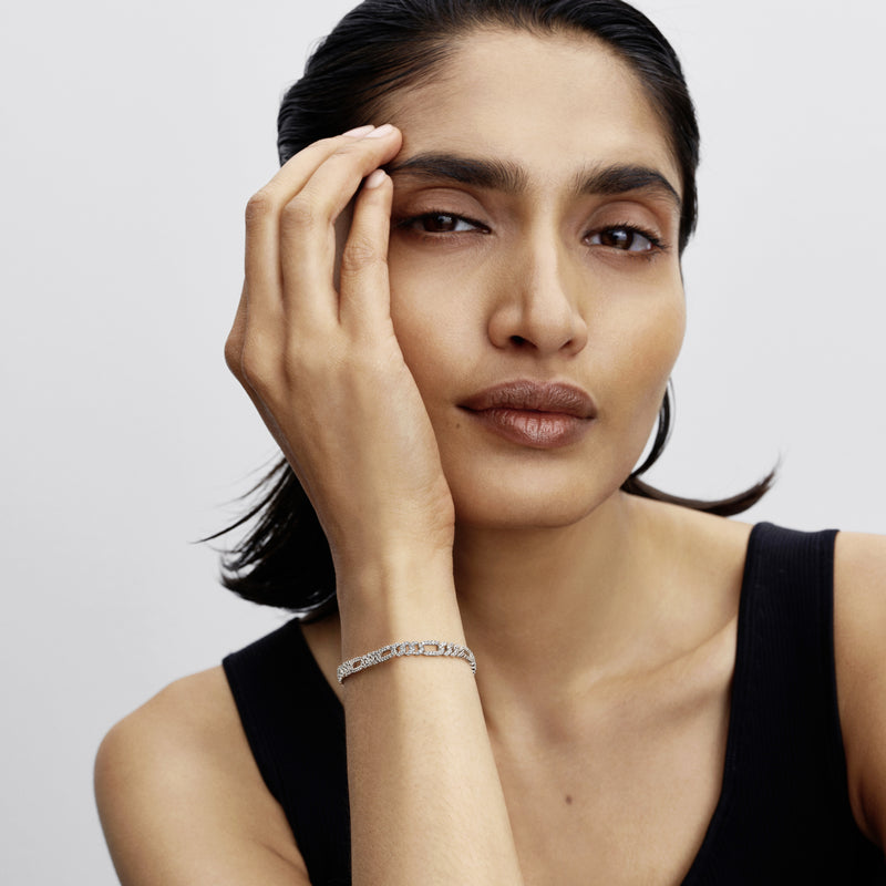 Oval Cuban Chain Bracelet