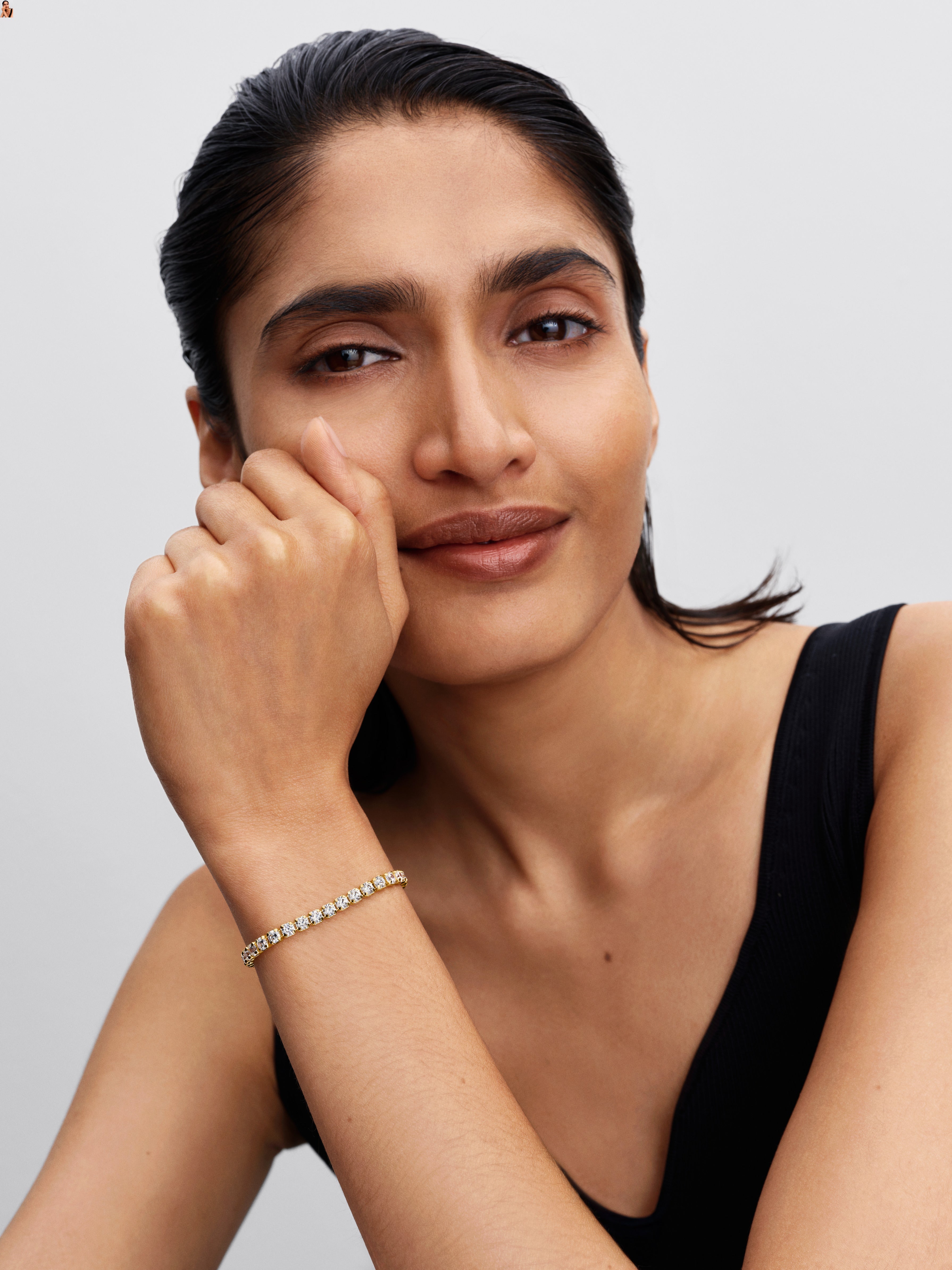 Sparkling Bold Tennis Bracelet