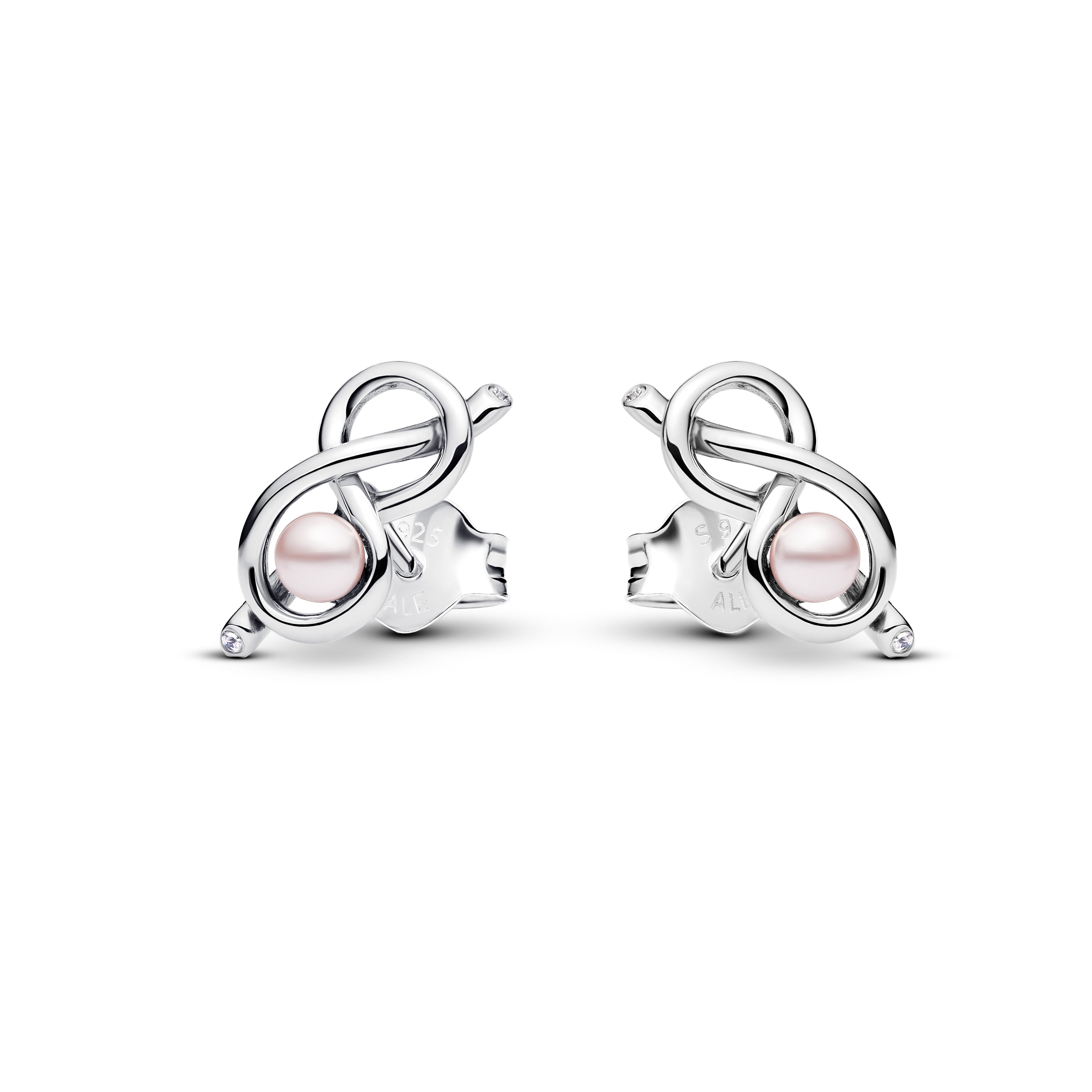 Infinity Knot Stud Earrings