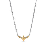 Marvel Captain Marvel Octogram Star Two tone Pendant Necklace