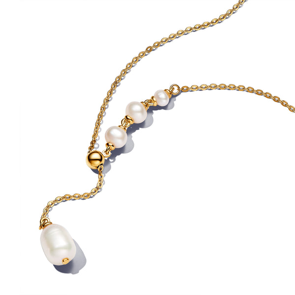 Treated Freshwater Cultured Pearl Drop Necklace