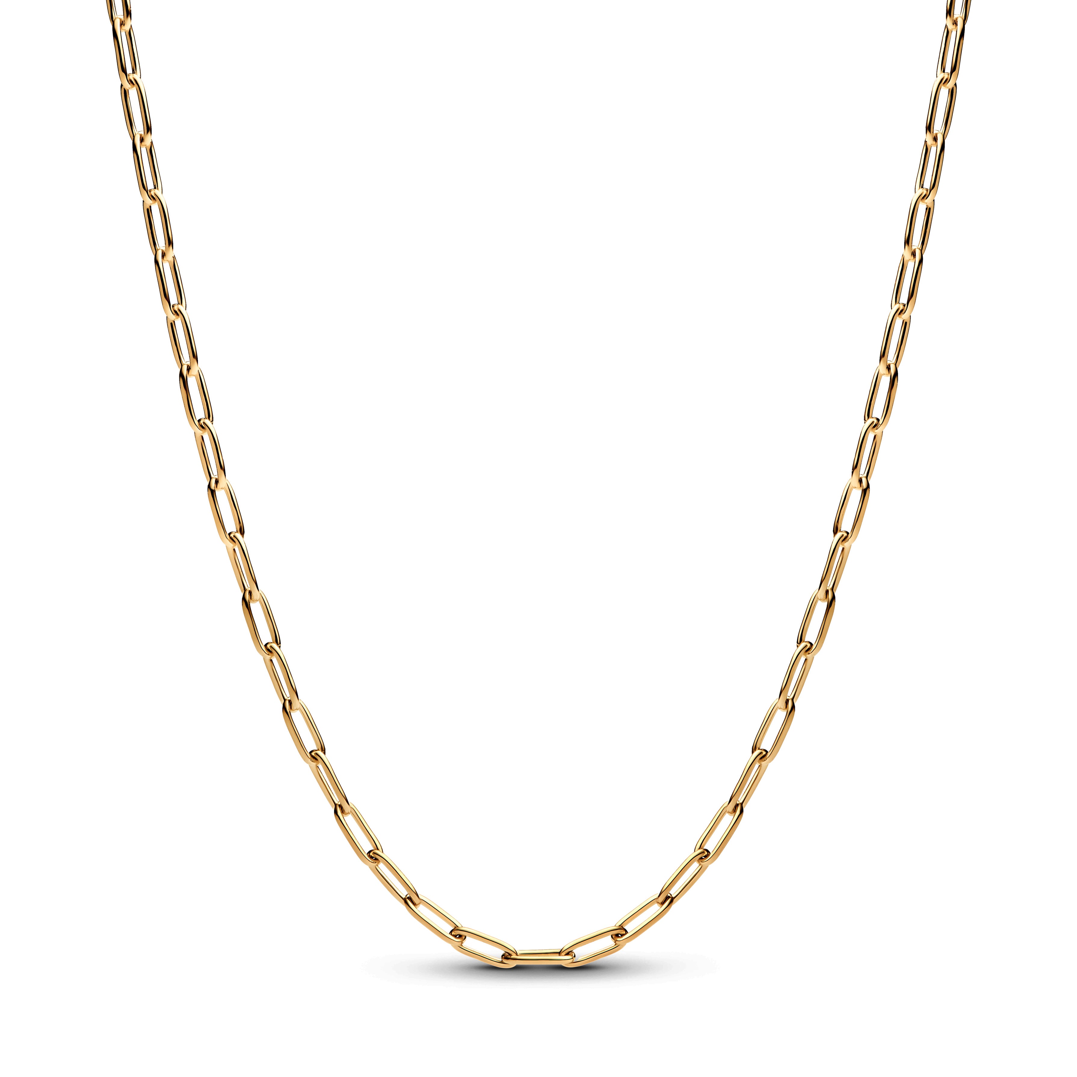 Elongated Link Chain Necklace