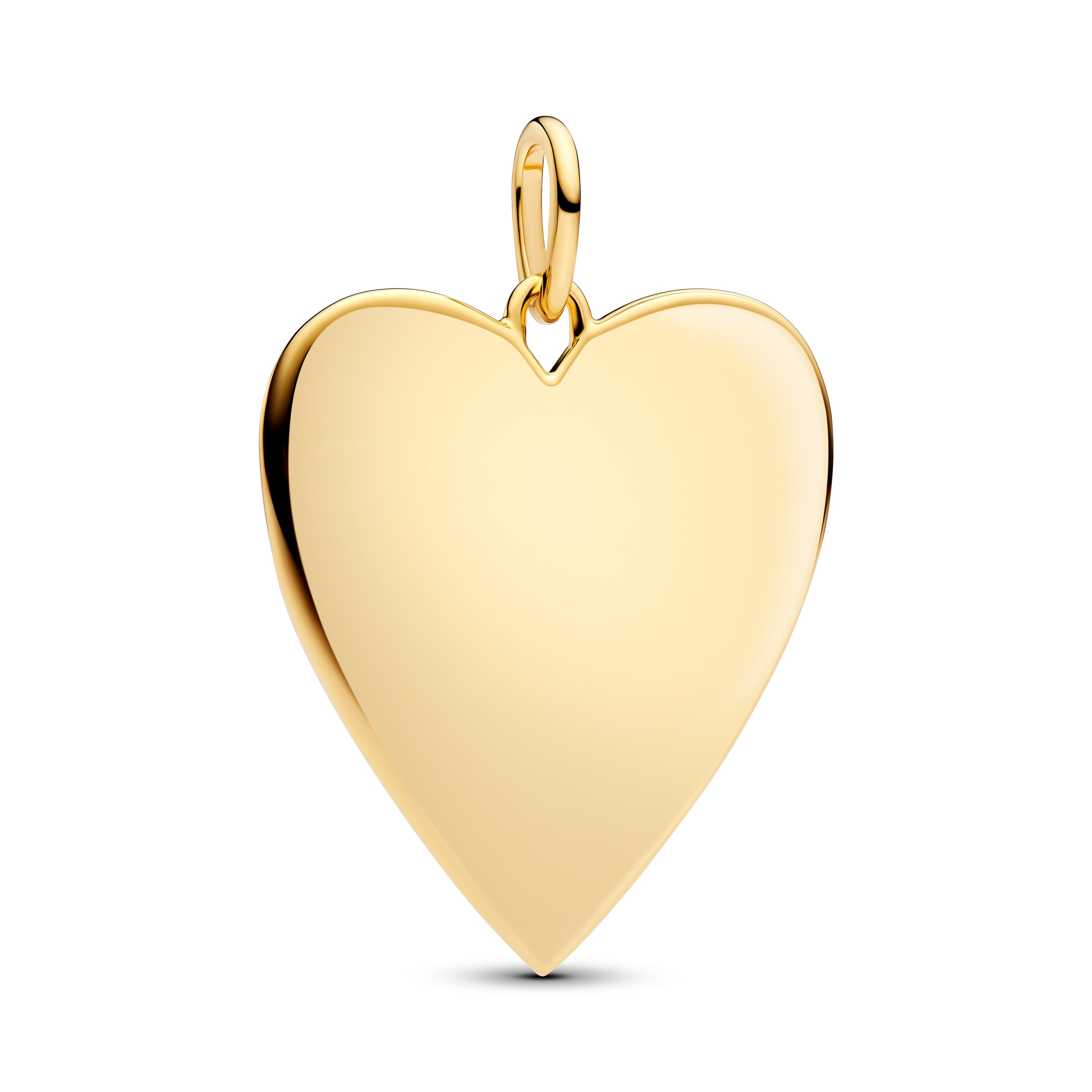 Engravable Heart Oversized Tag Pendant