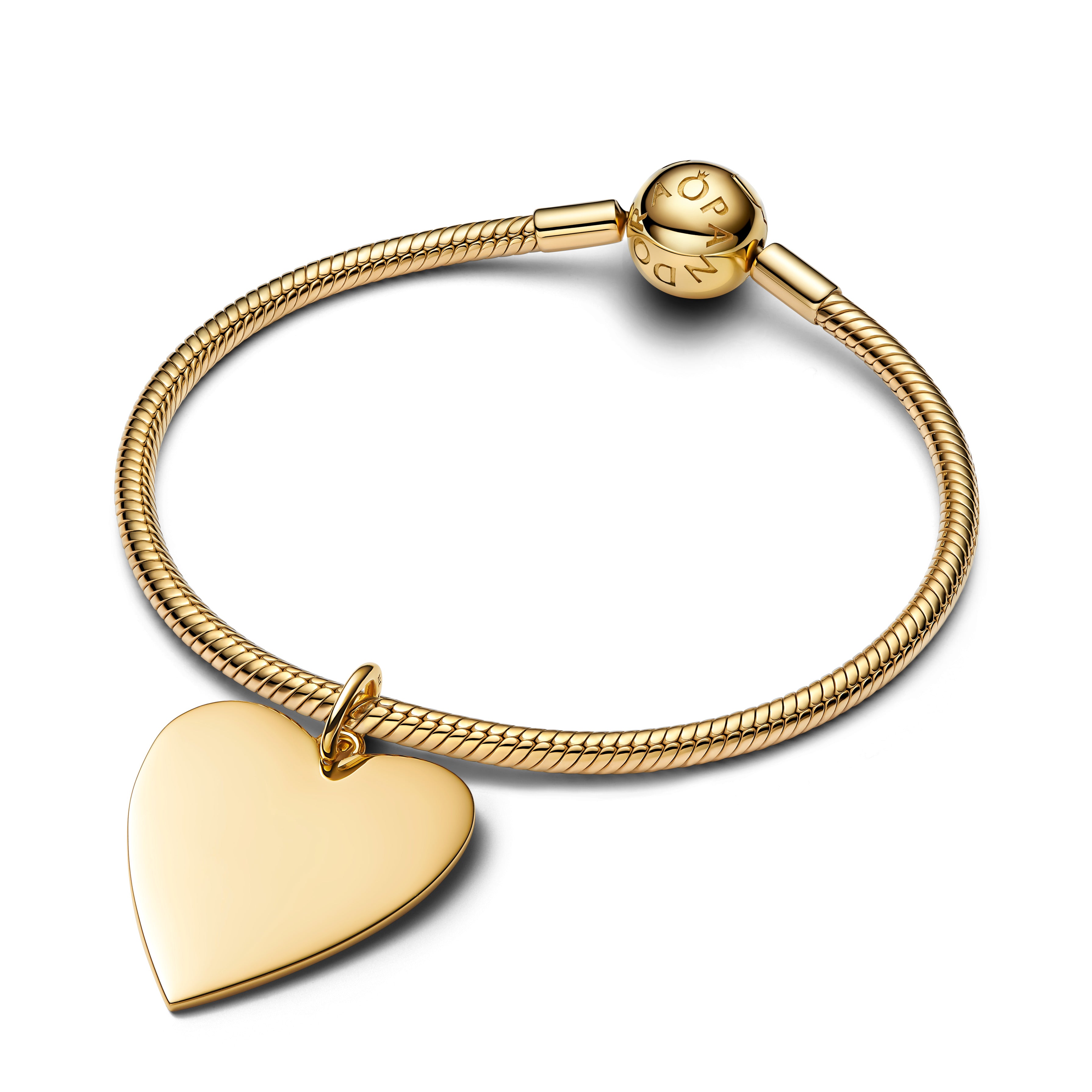 Engravable Heart Oversized Tag Pendant